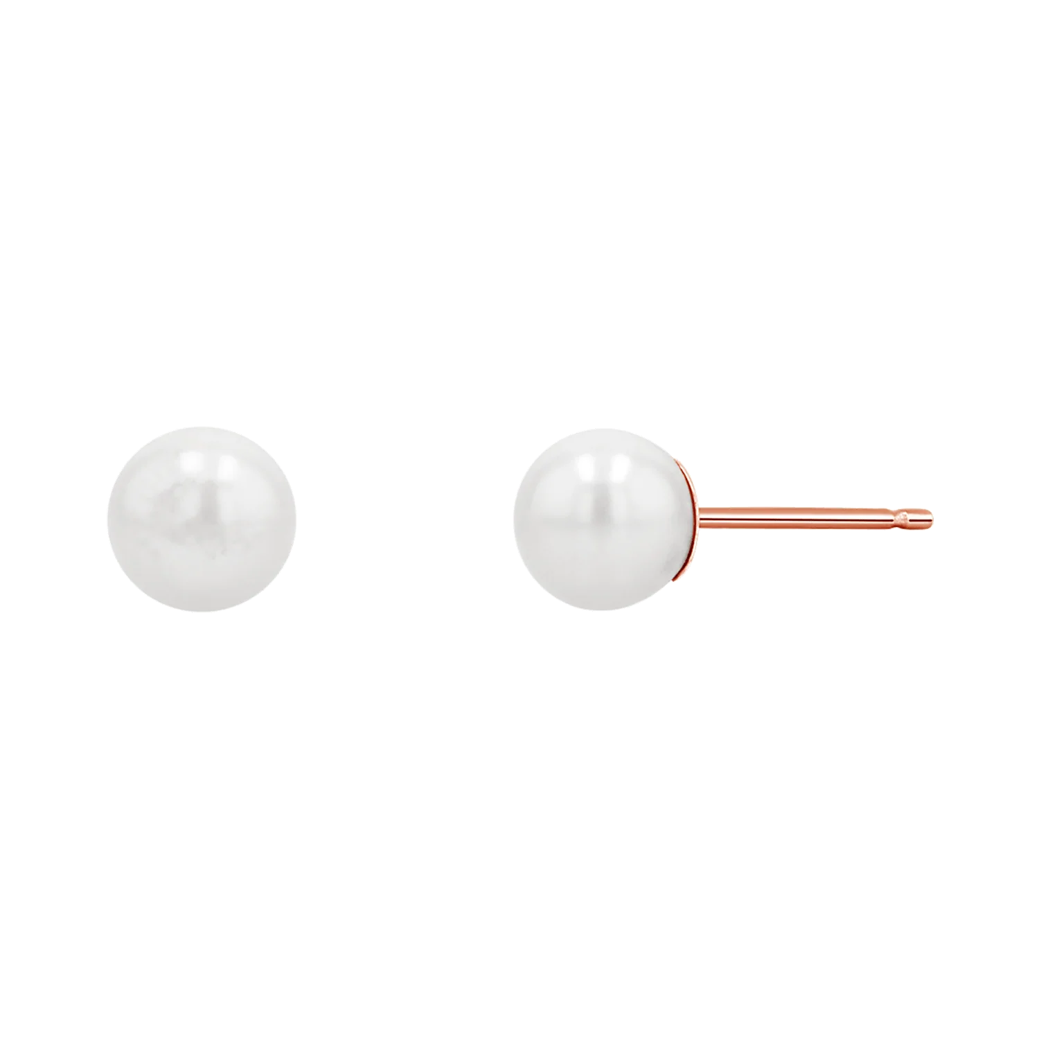 Pearl Stud Earrings - Image 6