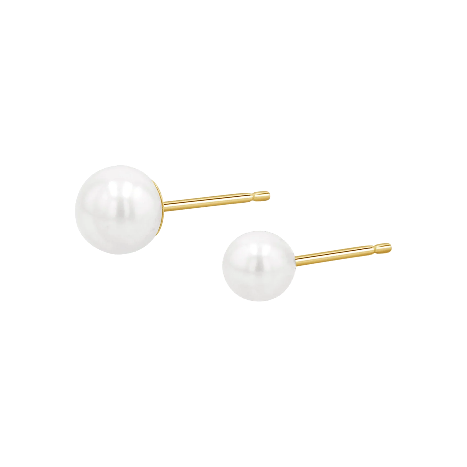 Pearl Stud Earrings - Image 7