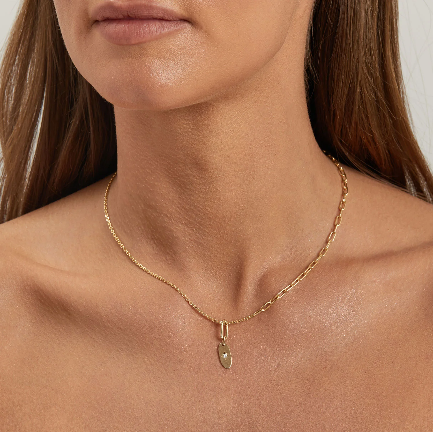 Petite Paper Clip Charm Connector - Image 6