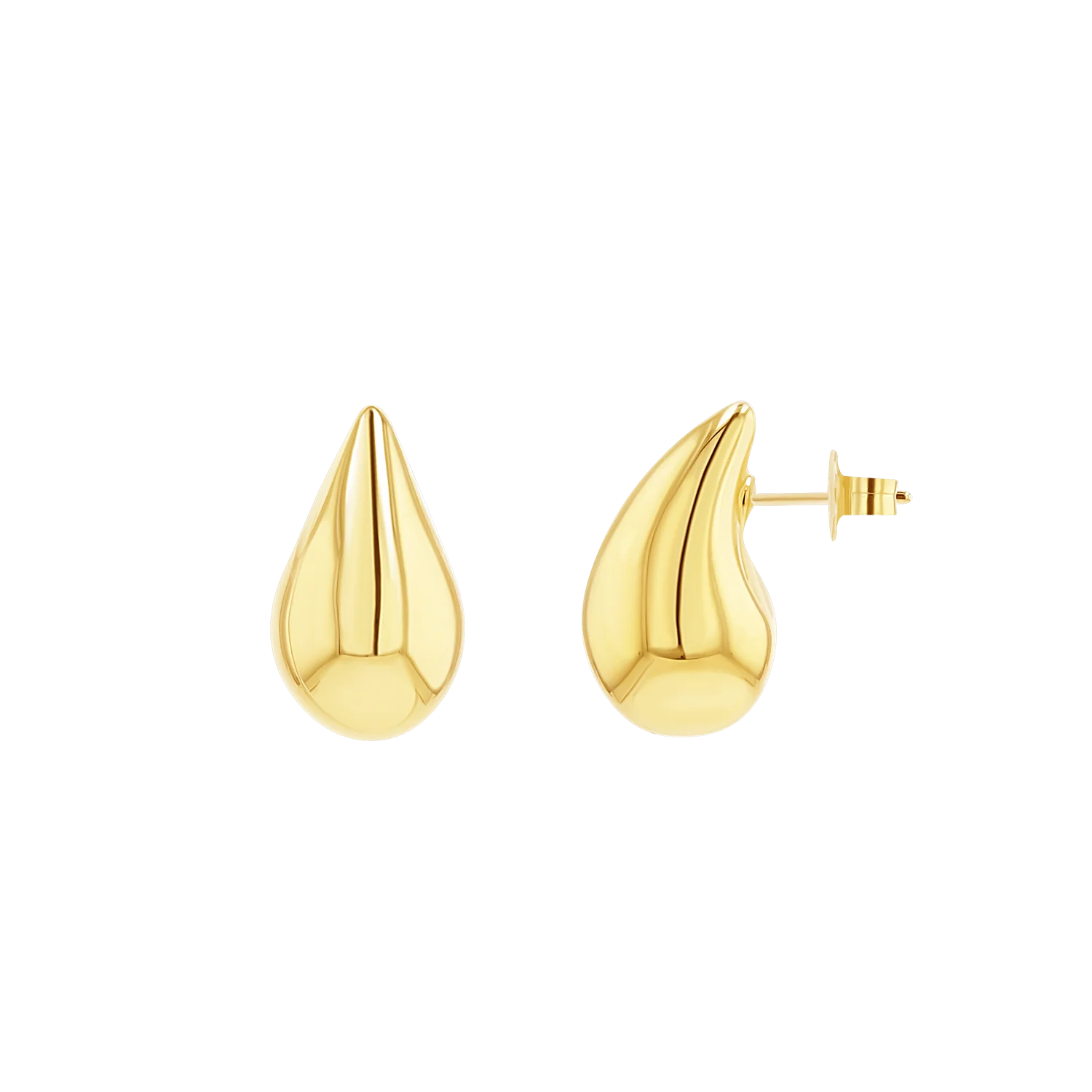 Puff Rain Drop Earrings - Image 2