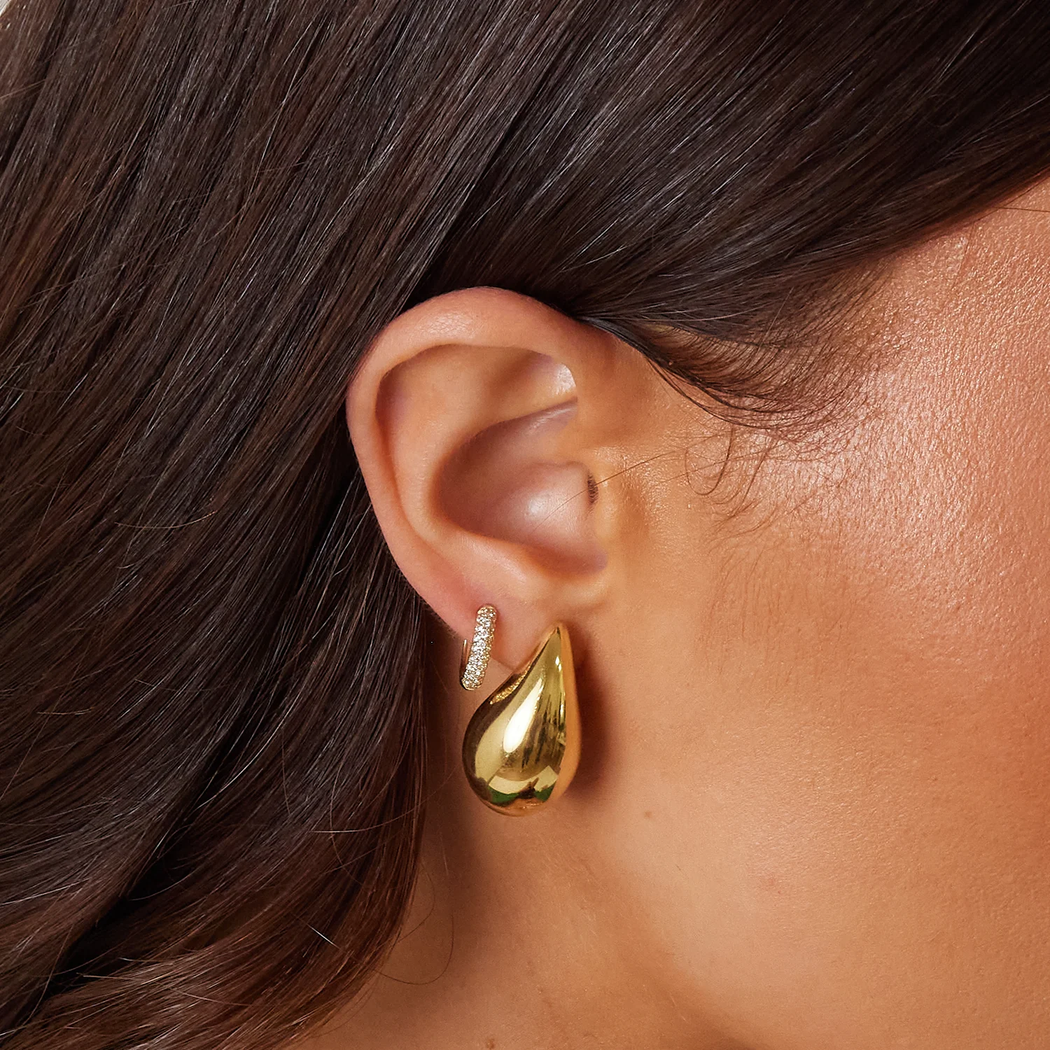 Puff Rain Drop Earrings - Image 9