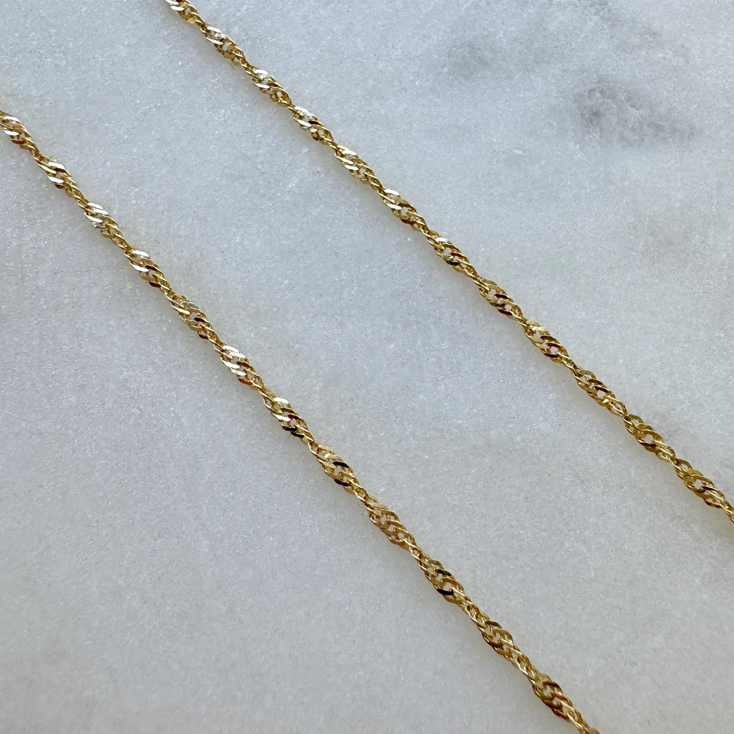 Singapore Chain Anklet - Image 2