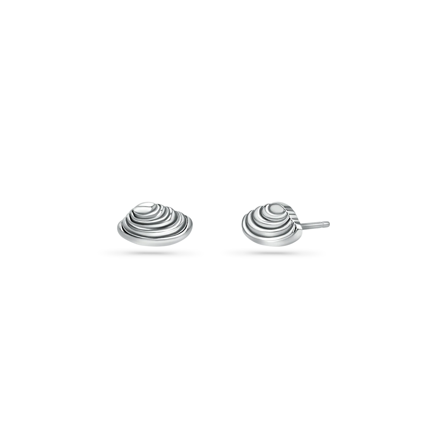 Soleil Venus Seashell Stud Earrings - Image 2
