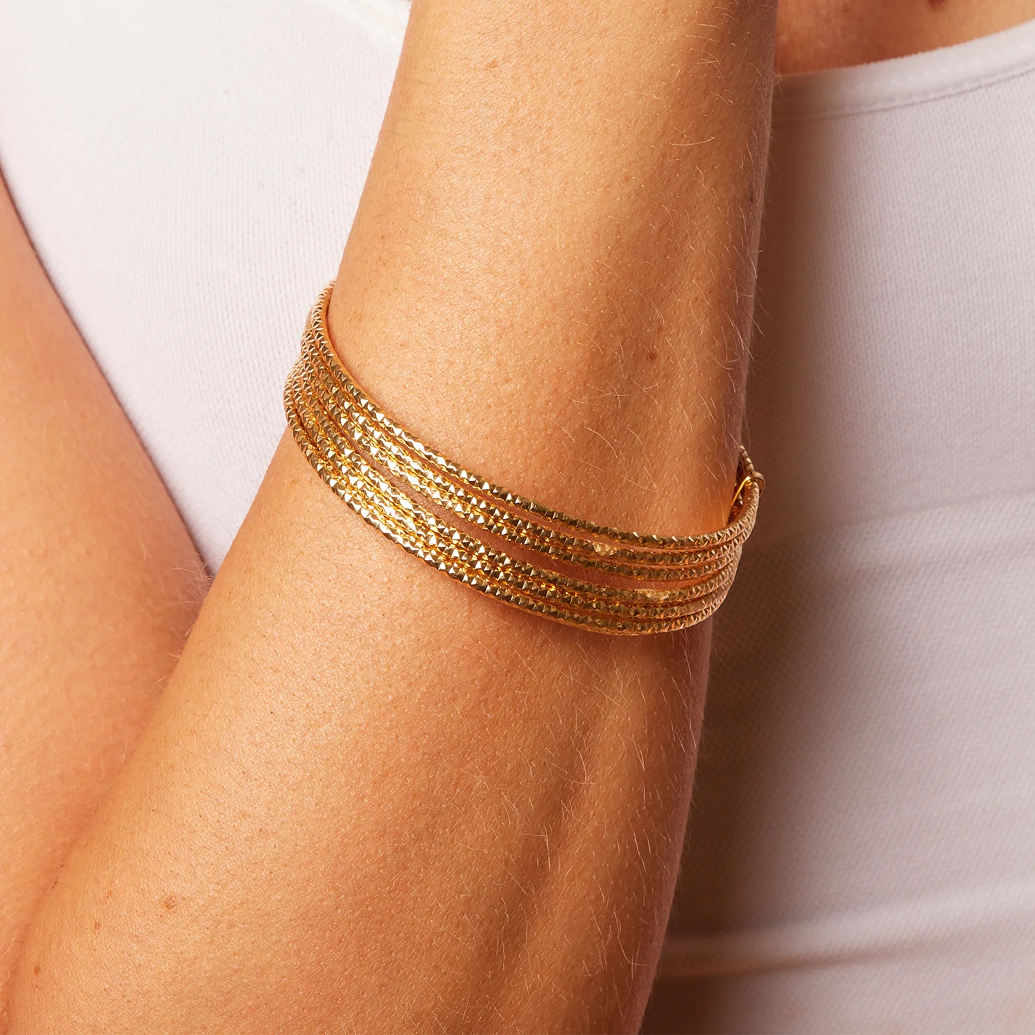 Sparkle Seven Stack Bangle - Image 2