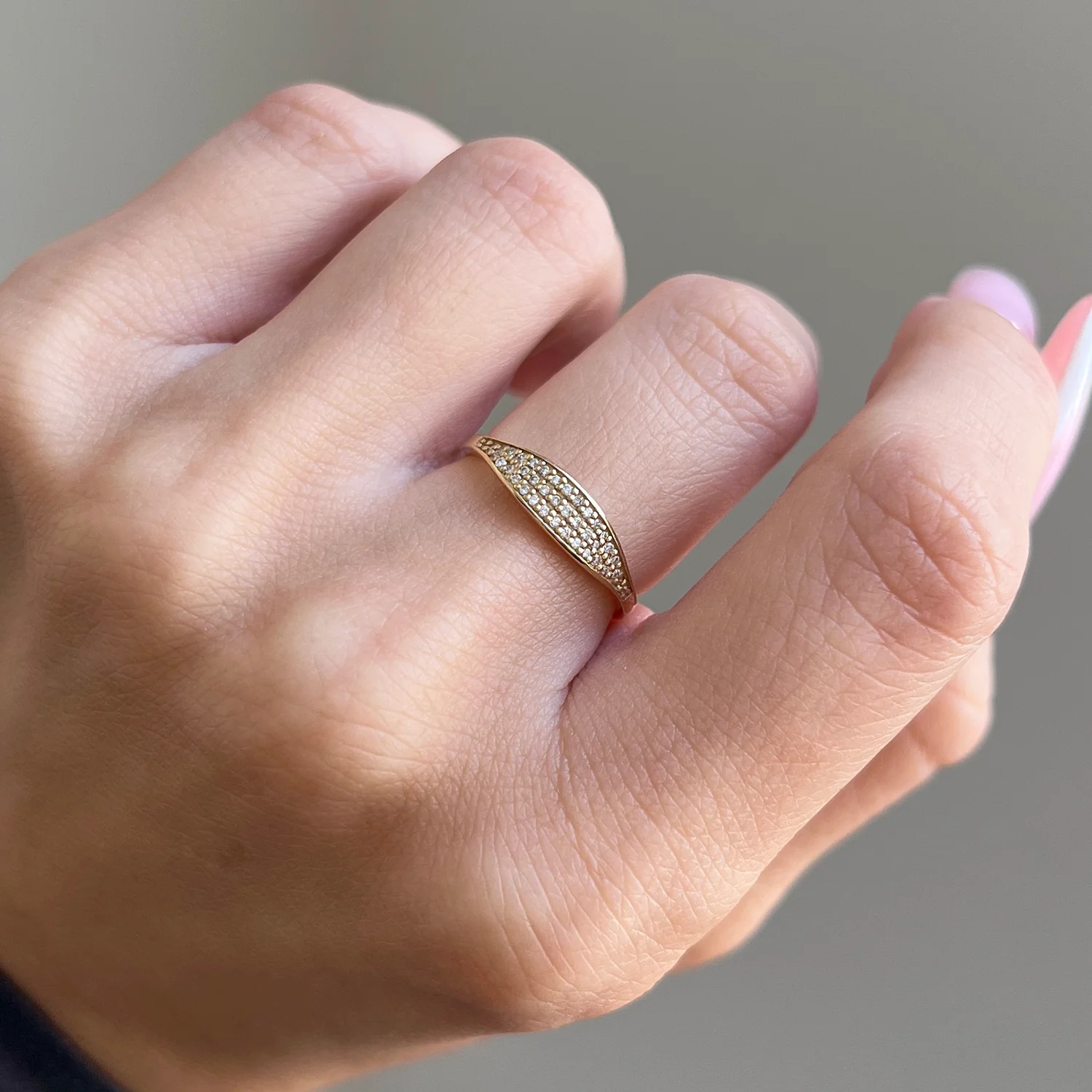 Tapered Diamond Stacking Band - Image 5