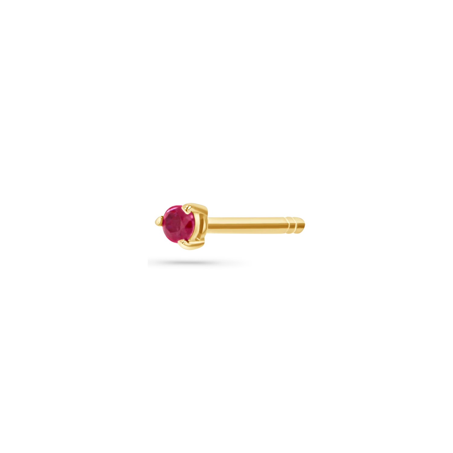 Tiny Gemstone Stud Earrings - Image 12