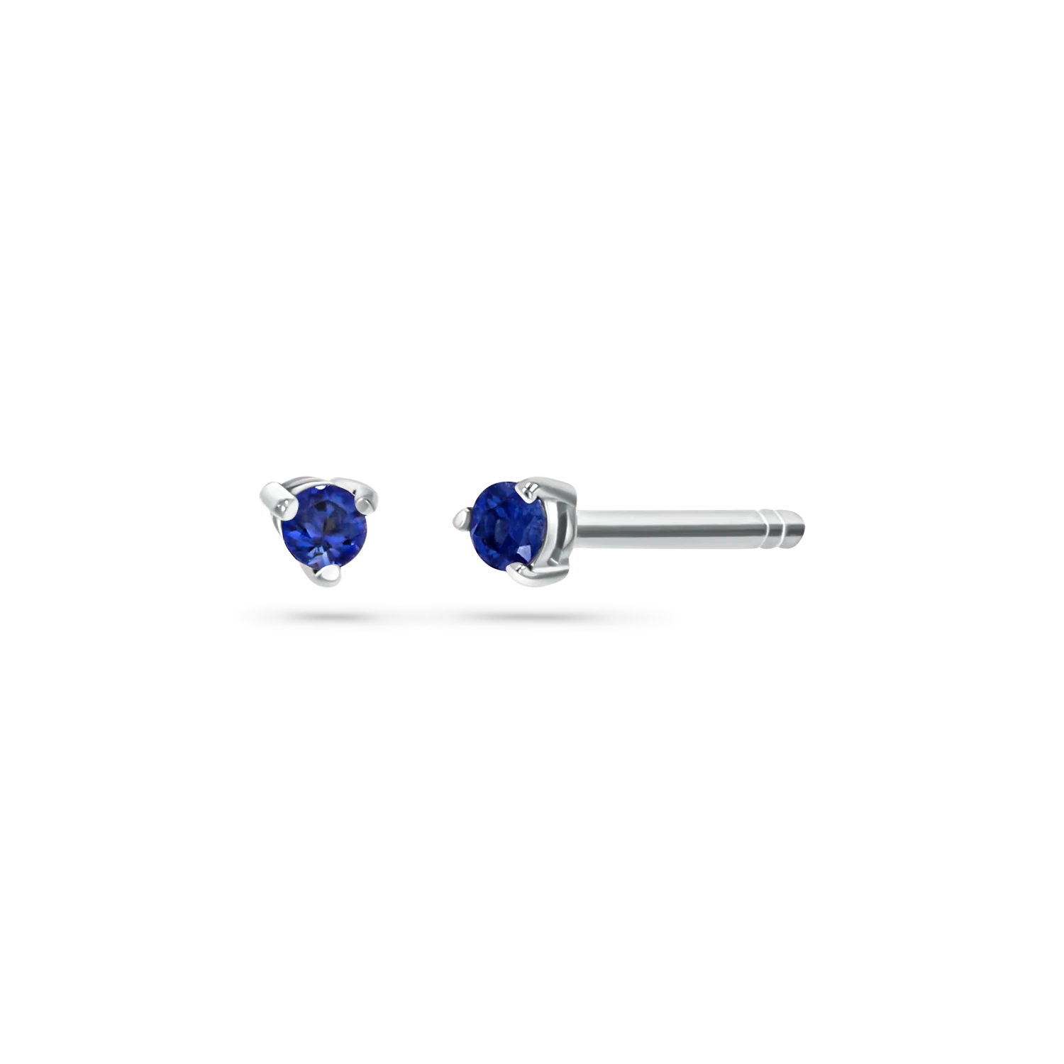 Tiny Gemstone Stud Earrings - Image 7
