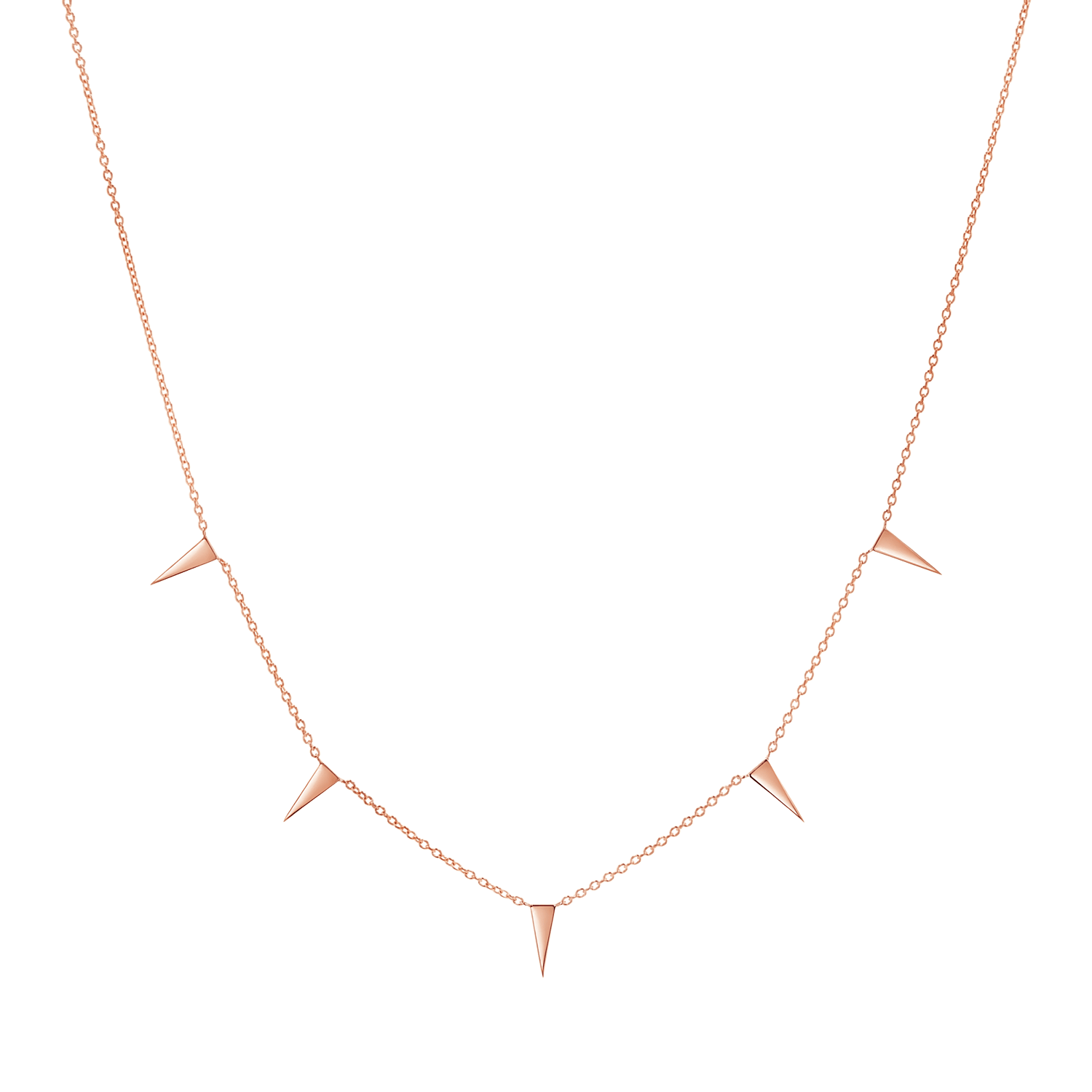 Triangle Spike Necklace - Image 3