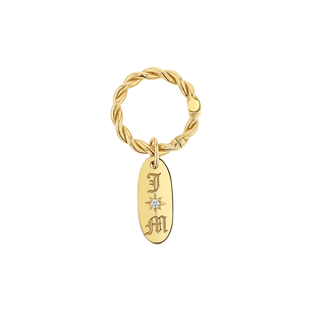Twist Round Charm Connector Clasp - Image 5