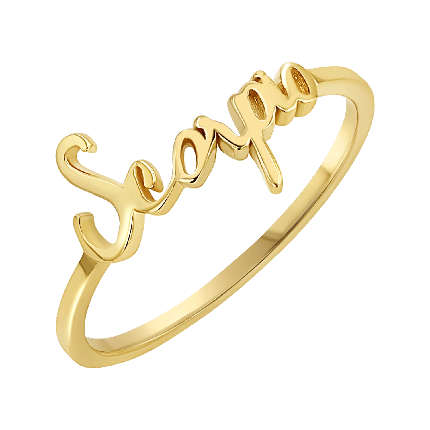 Zodiac Script Ring - Image 4
