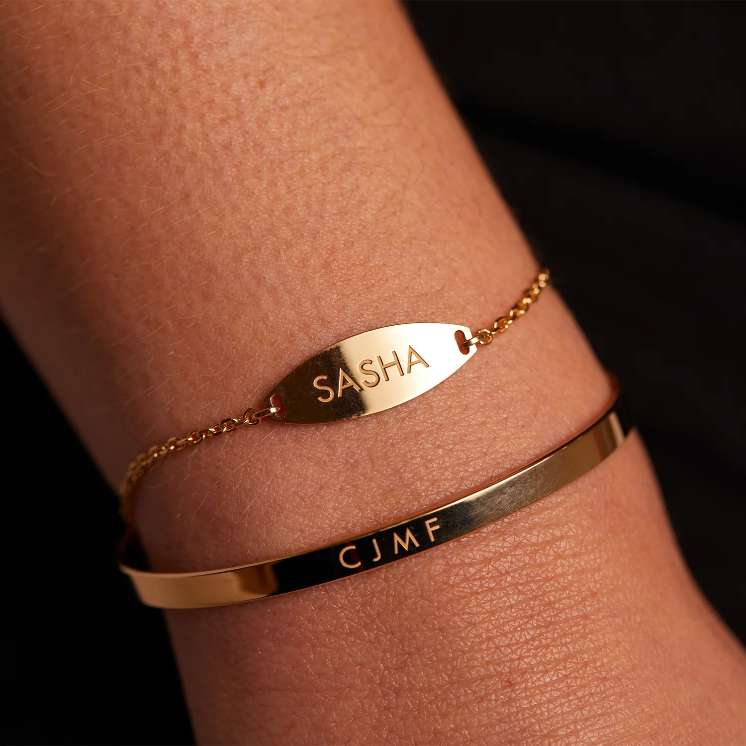 Signature Engravable Cuff ID Bracelet - Image 11