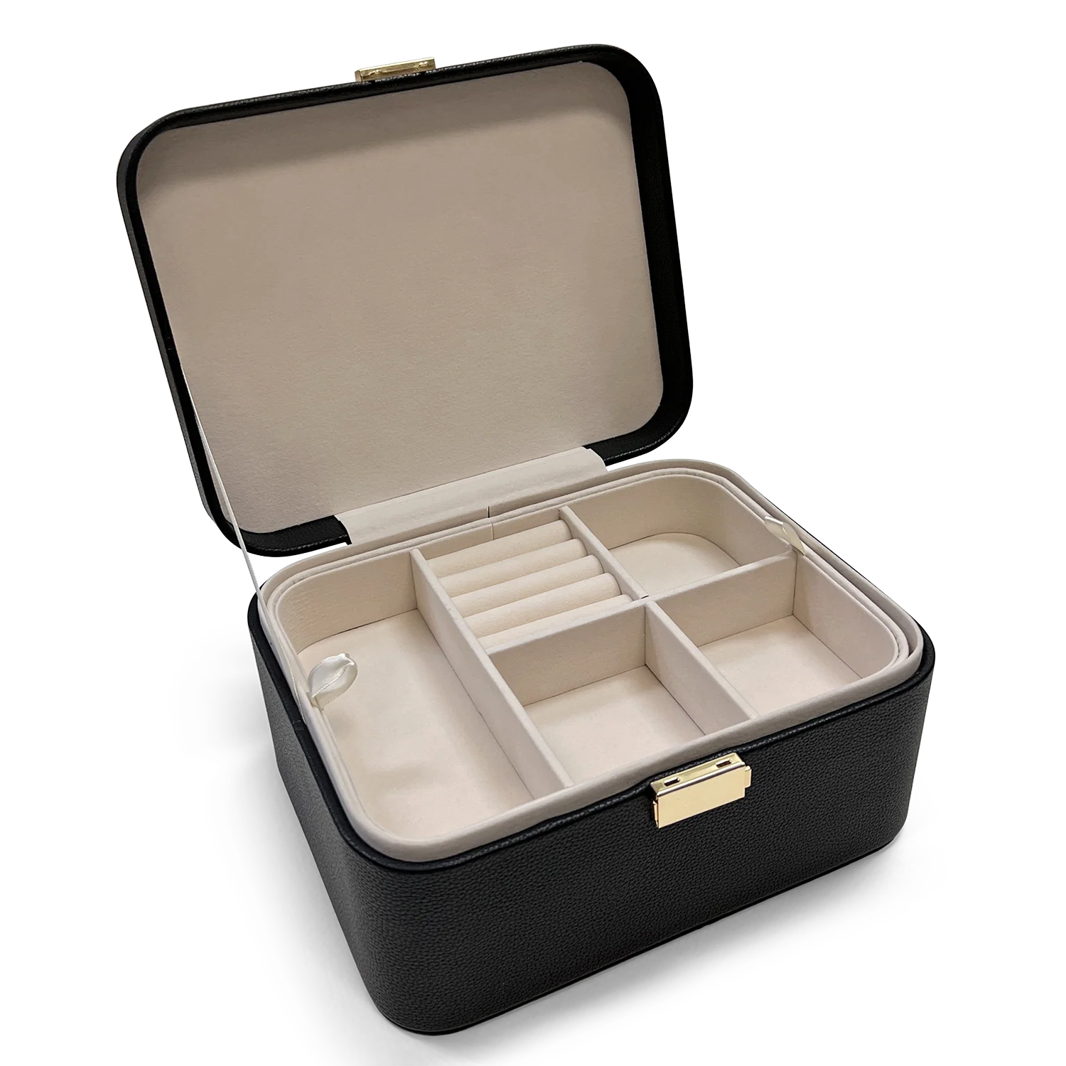 Baby Gold Black Jewelry Case - Image 3