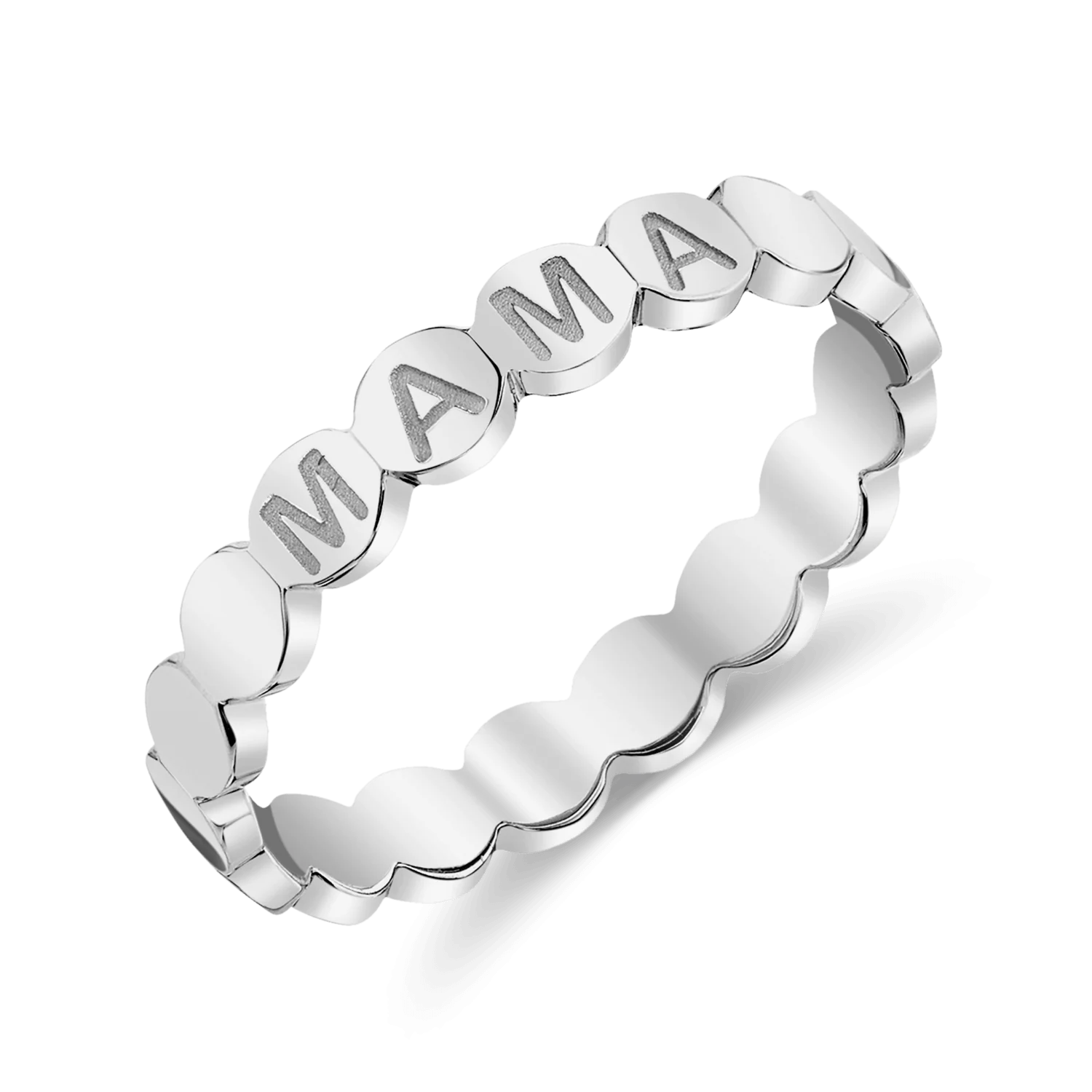 Bubble Engravable Eternity Band - Image 2