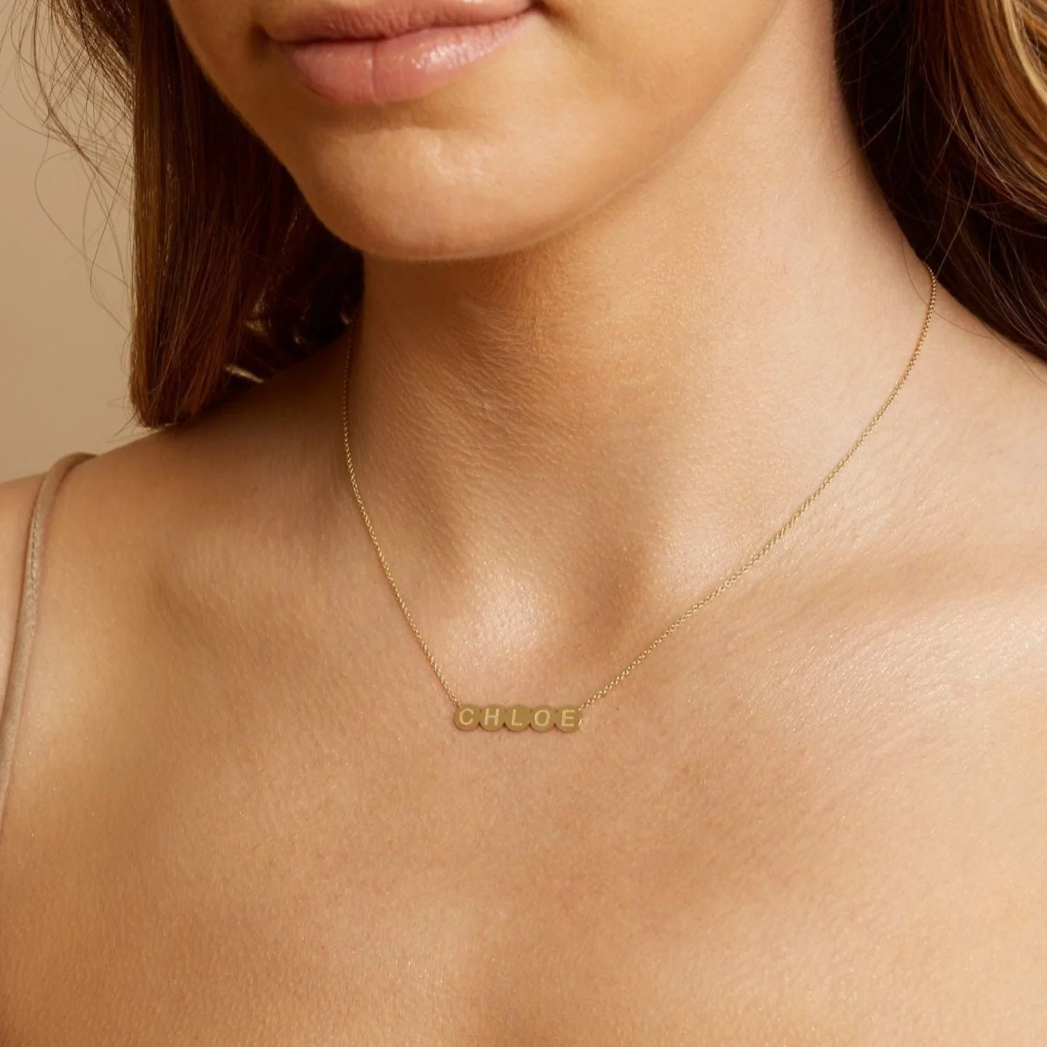 Bubble Round Engravable Necklace - Image 5