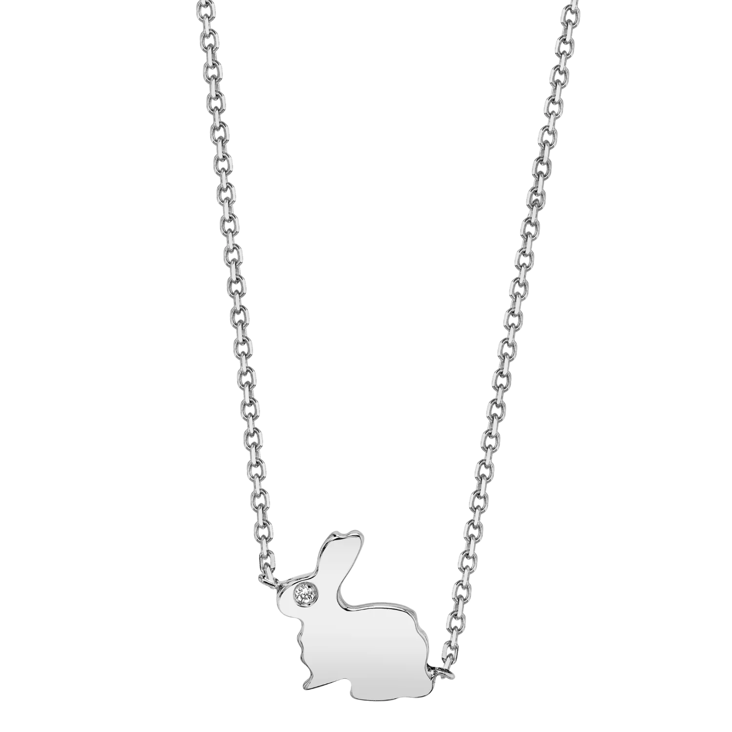 Dainty Bunny Rabbit Necklace - Image 2