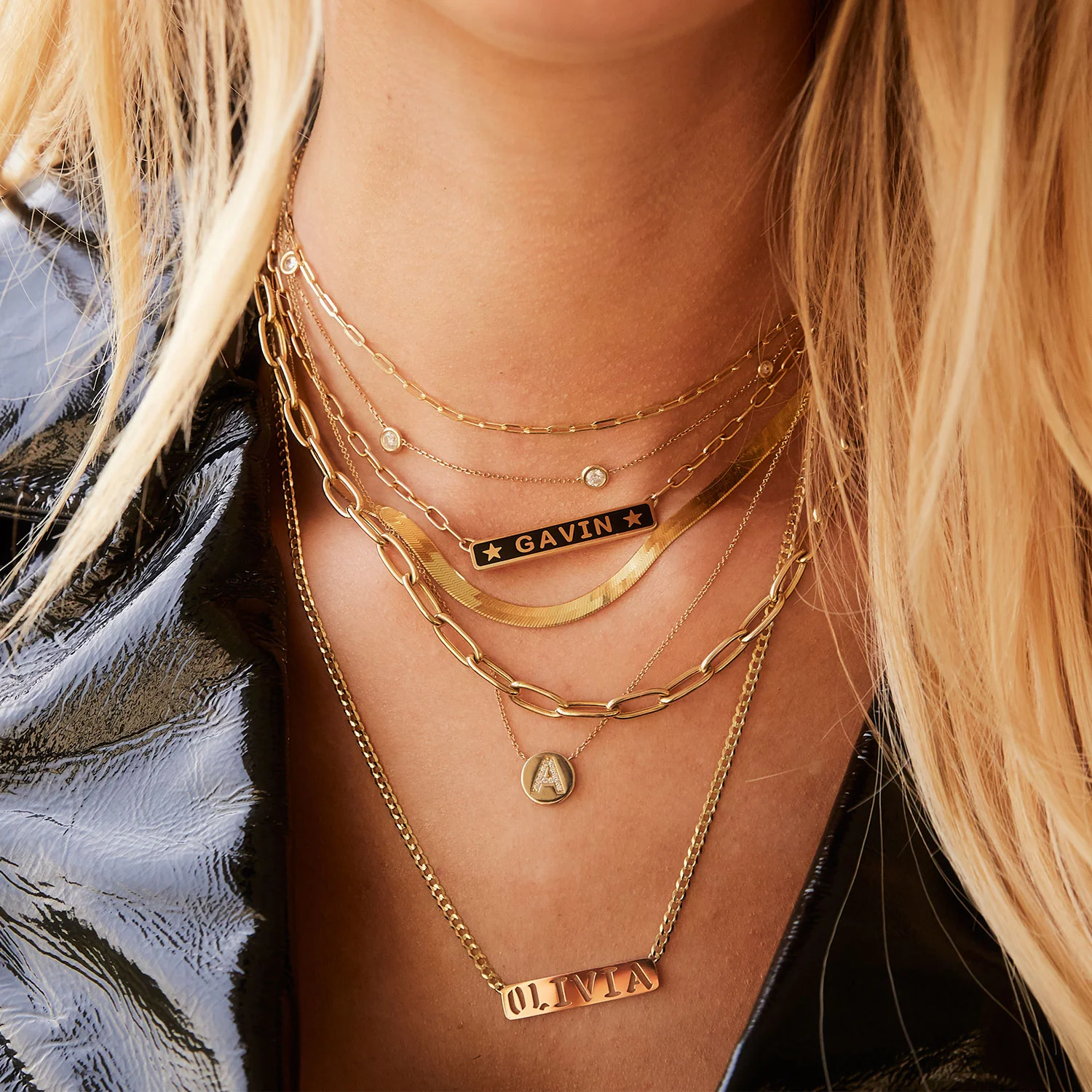 Custom Enamel ID Necklace - Image 3