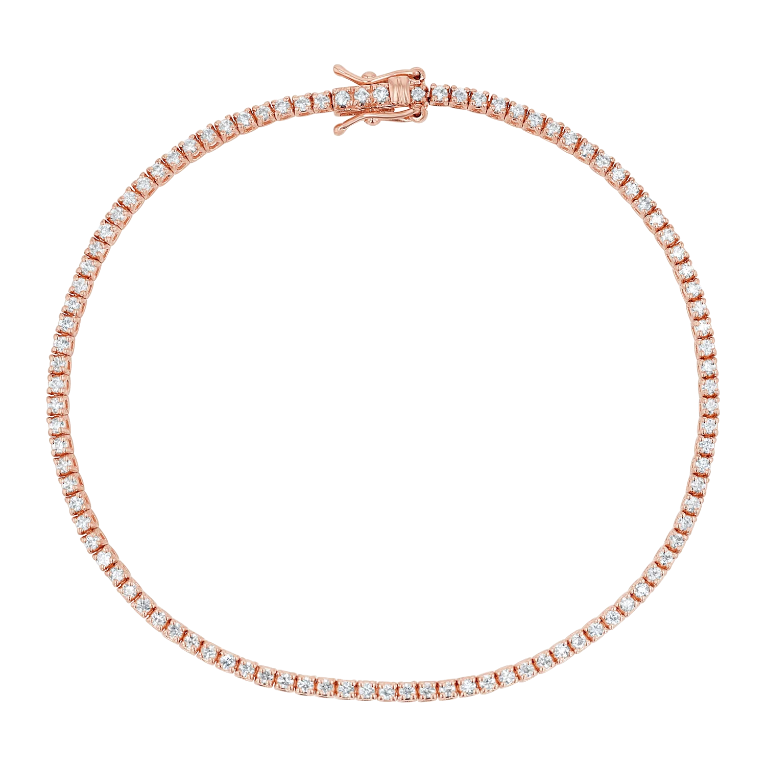 Dainty Diamond Tennis Bracelet - Image 3