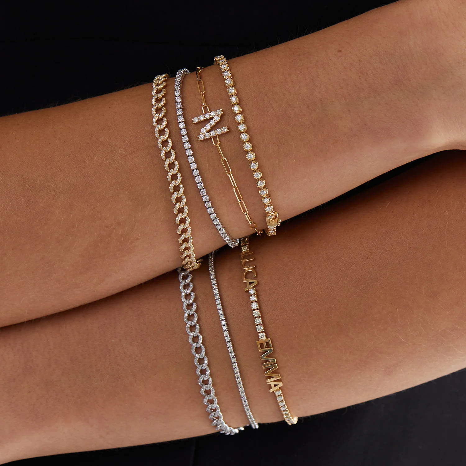Dainty Diamond Tennis Bracelet - Image 8