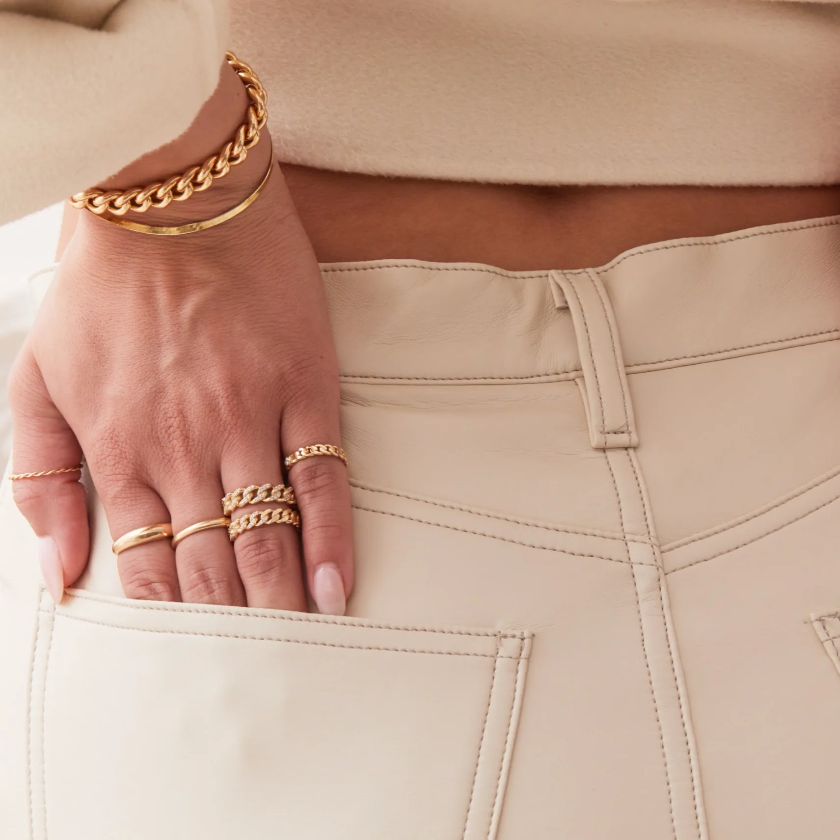 Diamond Pave Cuban Link Ring - Image 6