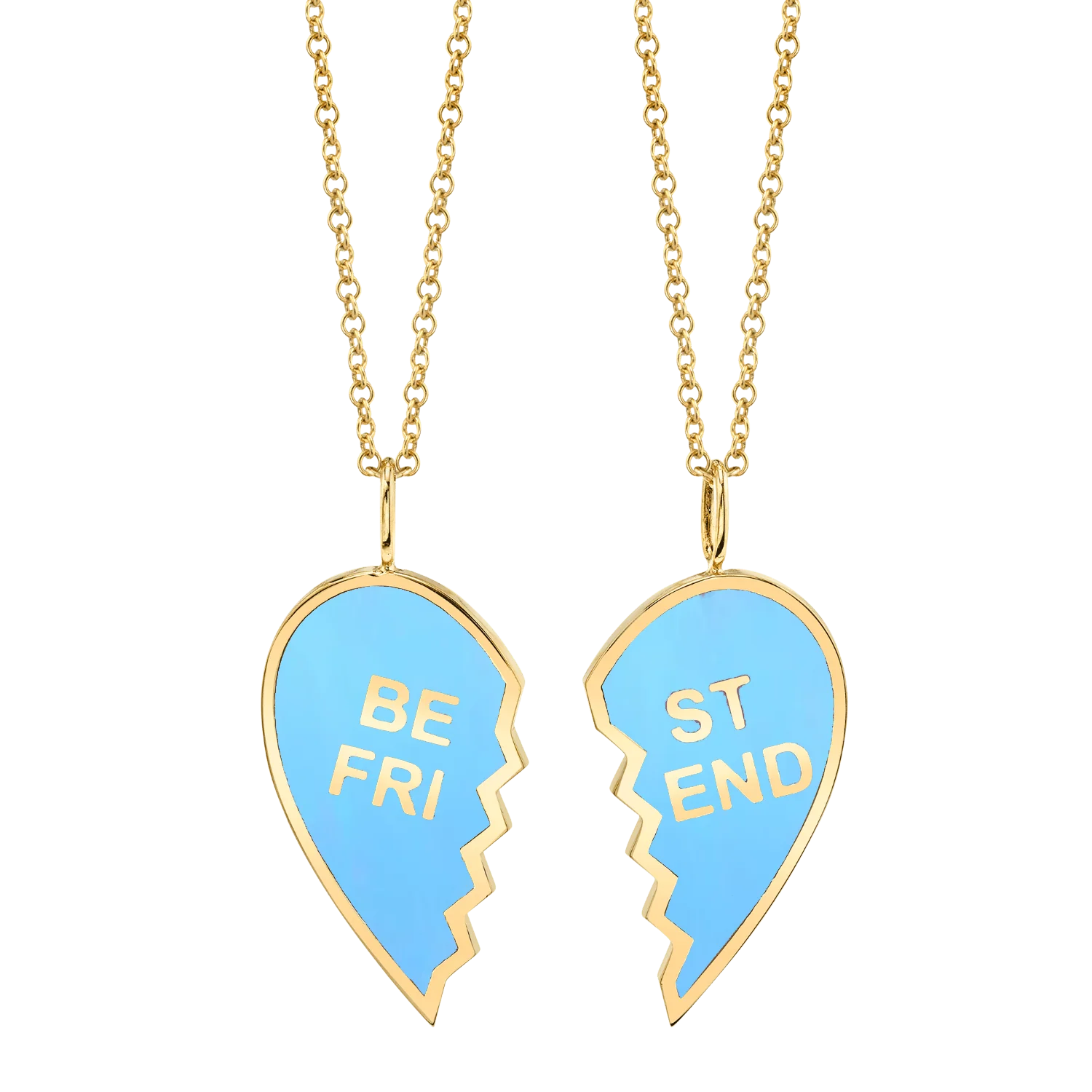 Enamel Best Friend Necklaces (Set of 2) - Image 4