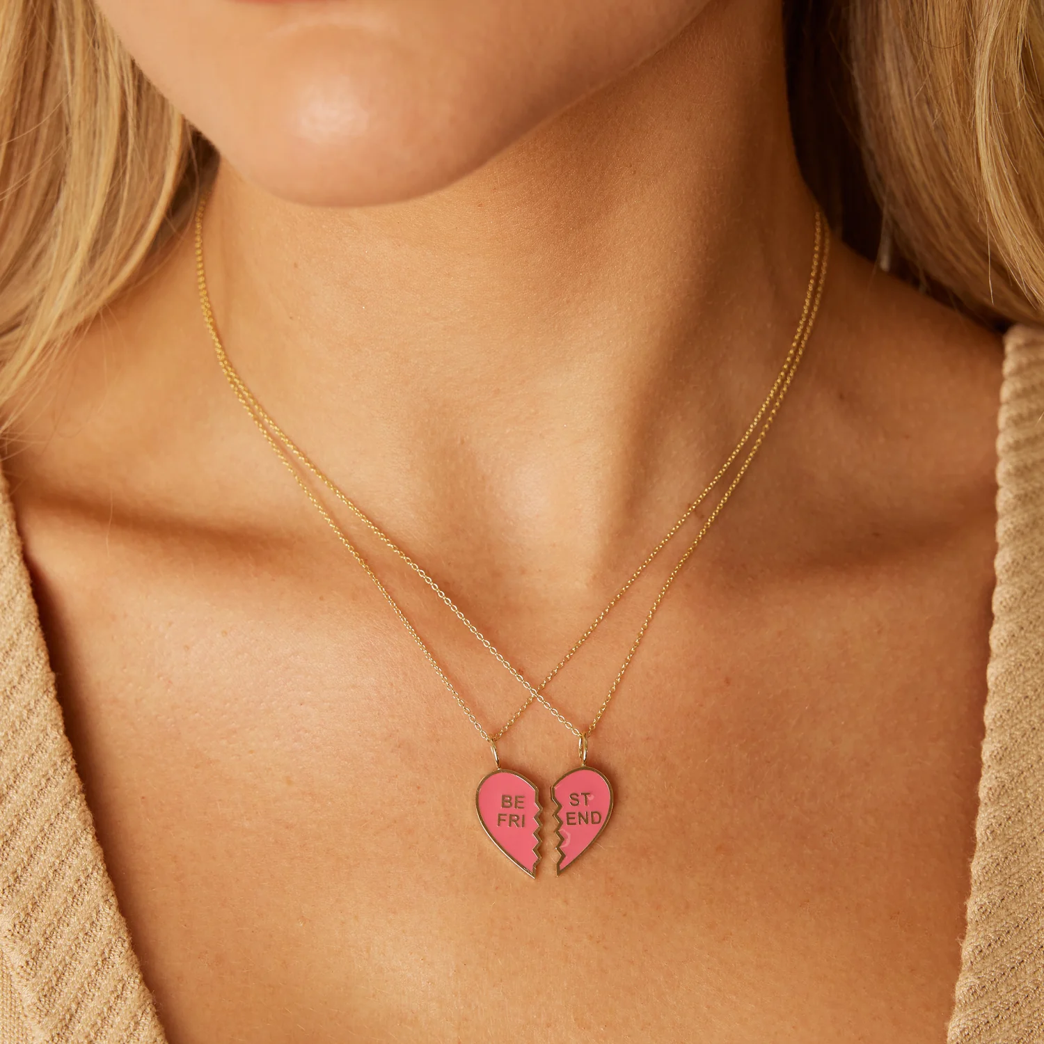 Enamel Best Friend Necklaces (Set of 2) - Image 6