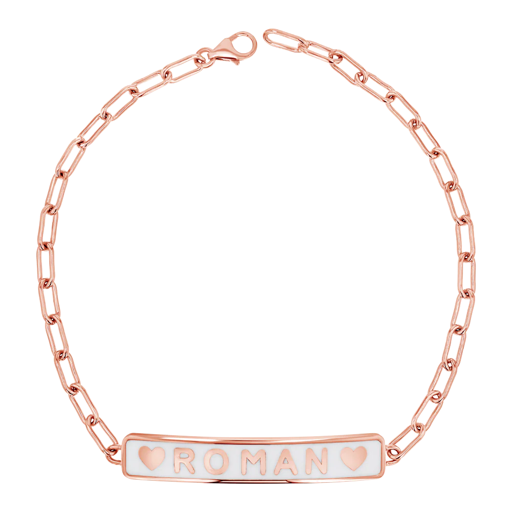 Custom Enamel ID Bracelet - Image 3