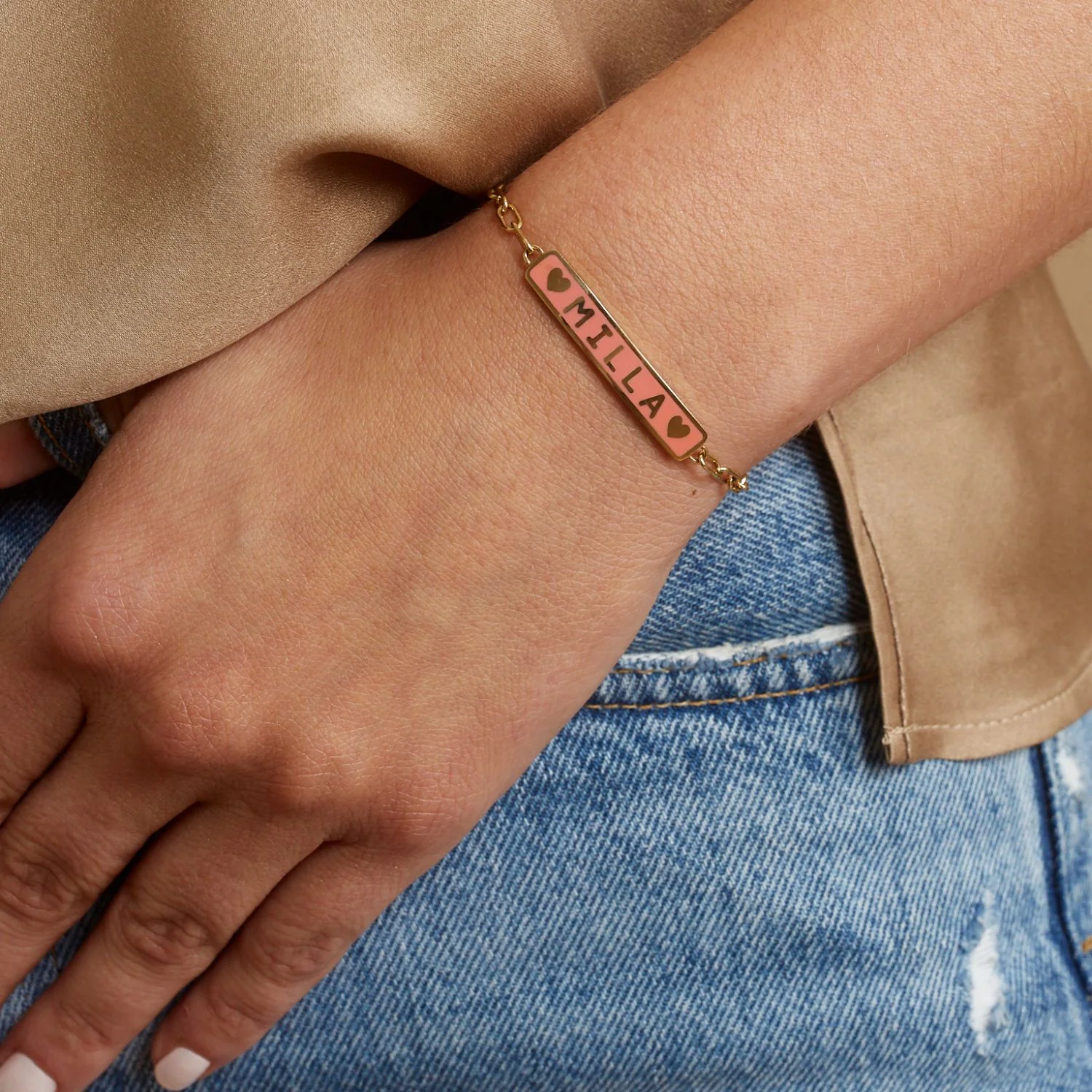 Custom Enamel ID Bracelet - Image 5