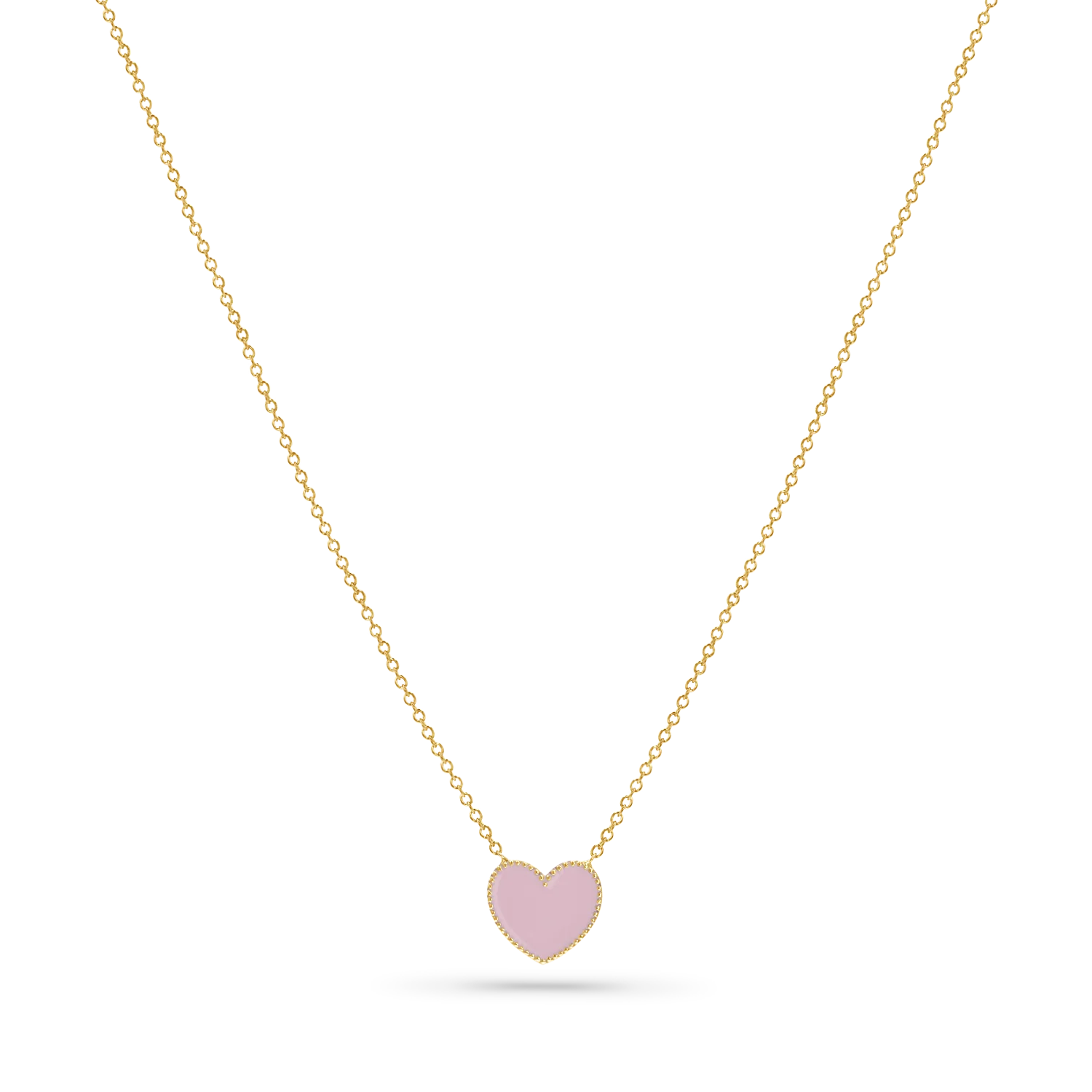 Enamel Heart Necklace - Image 7