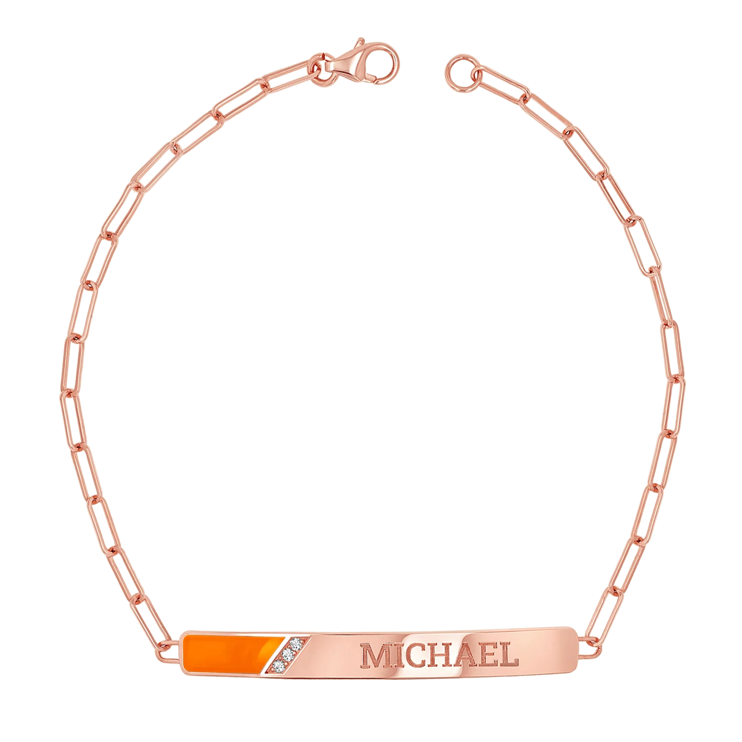 Slash Engravable Bracelet with Diamond Accents - Image 32