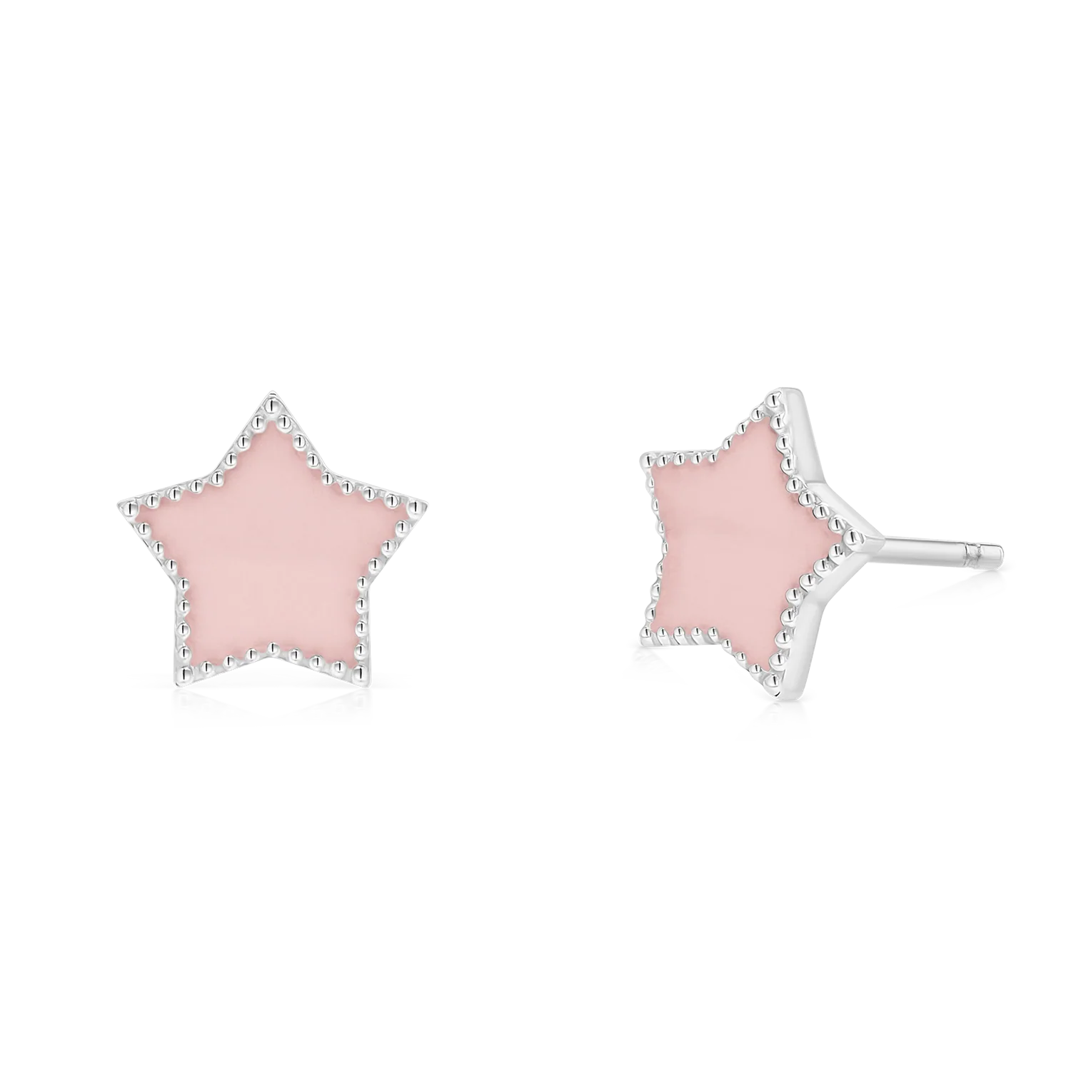 Enamel Star Earrings - Image 2