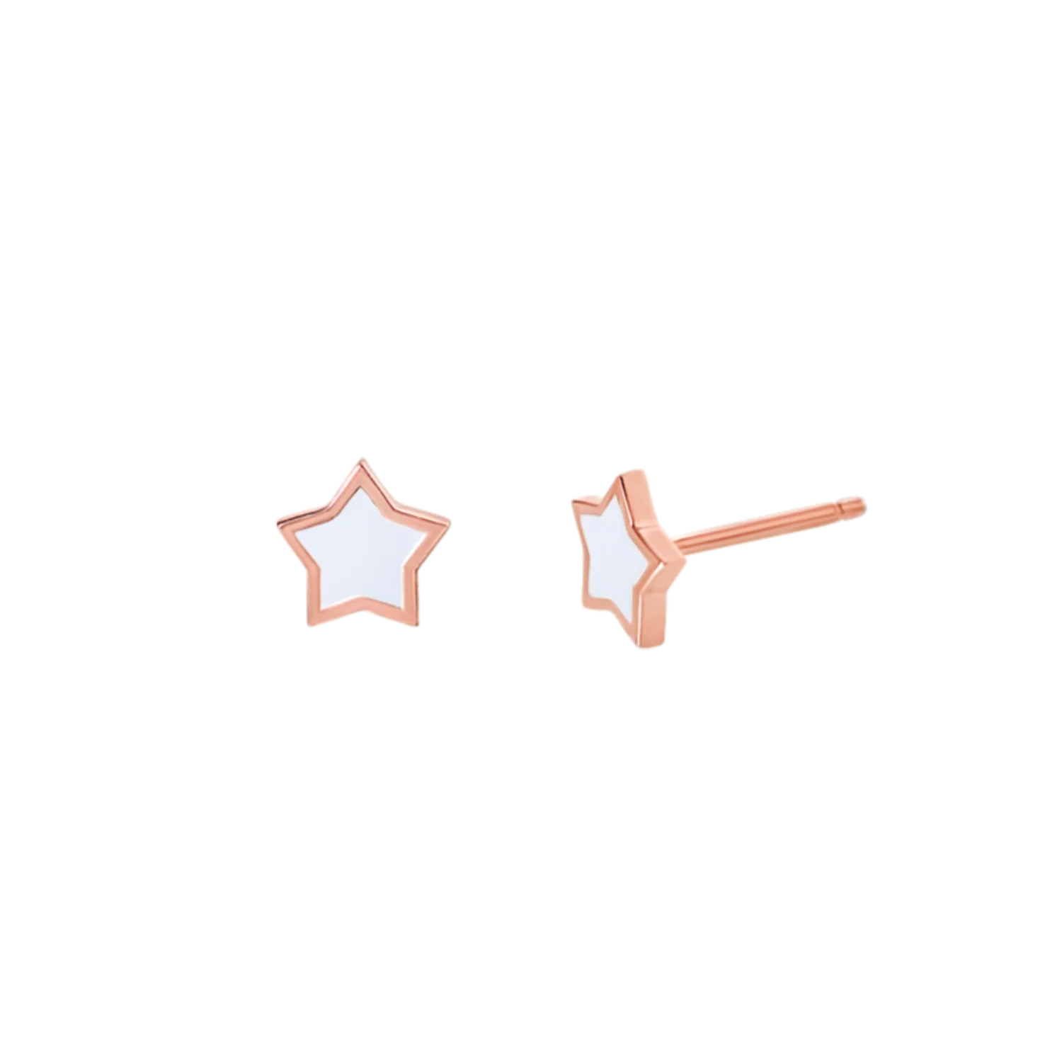 Twinkle Star Enamel Stud Earrings - Image 3