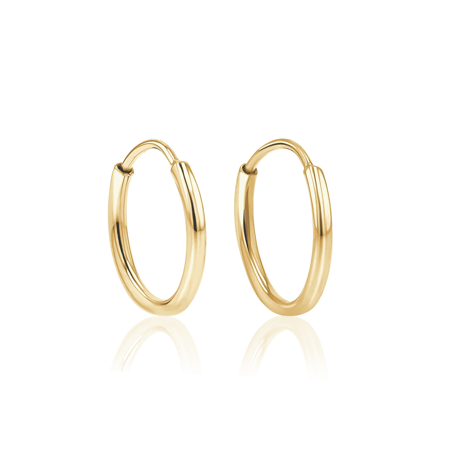 Endless Gold Hoop Earrings - Image 11