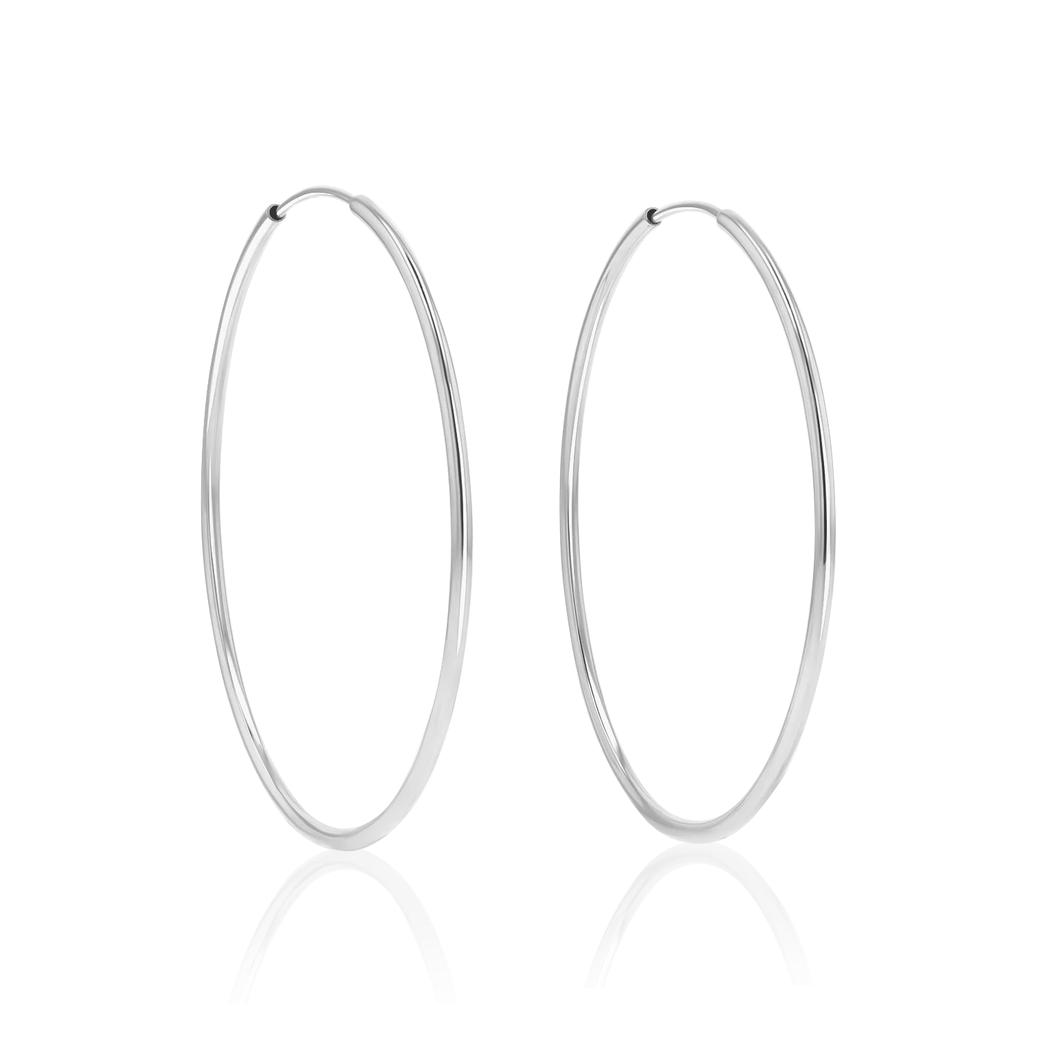 Endless Gold Hoop Earrings - Image 8