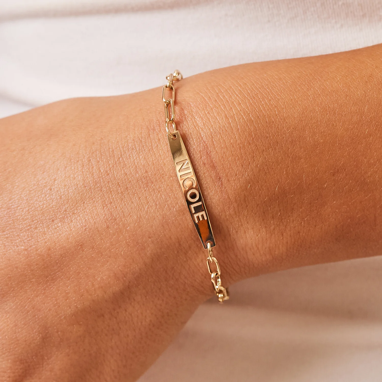 Essential ID Name Link Bracelet - Image 2