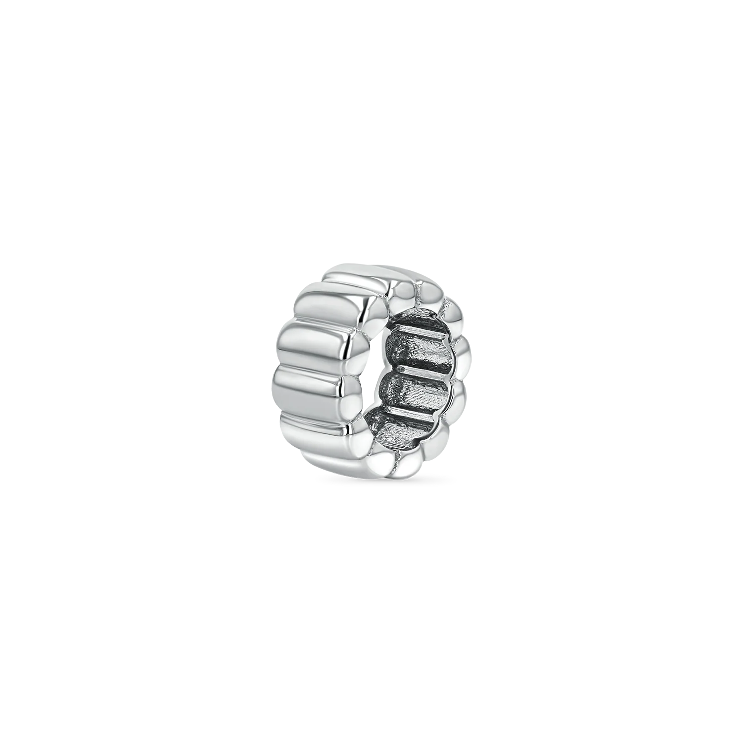 Fluted Slider Bead Charm - Image 2
