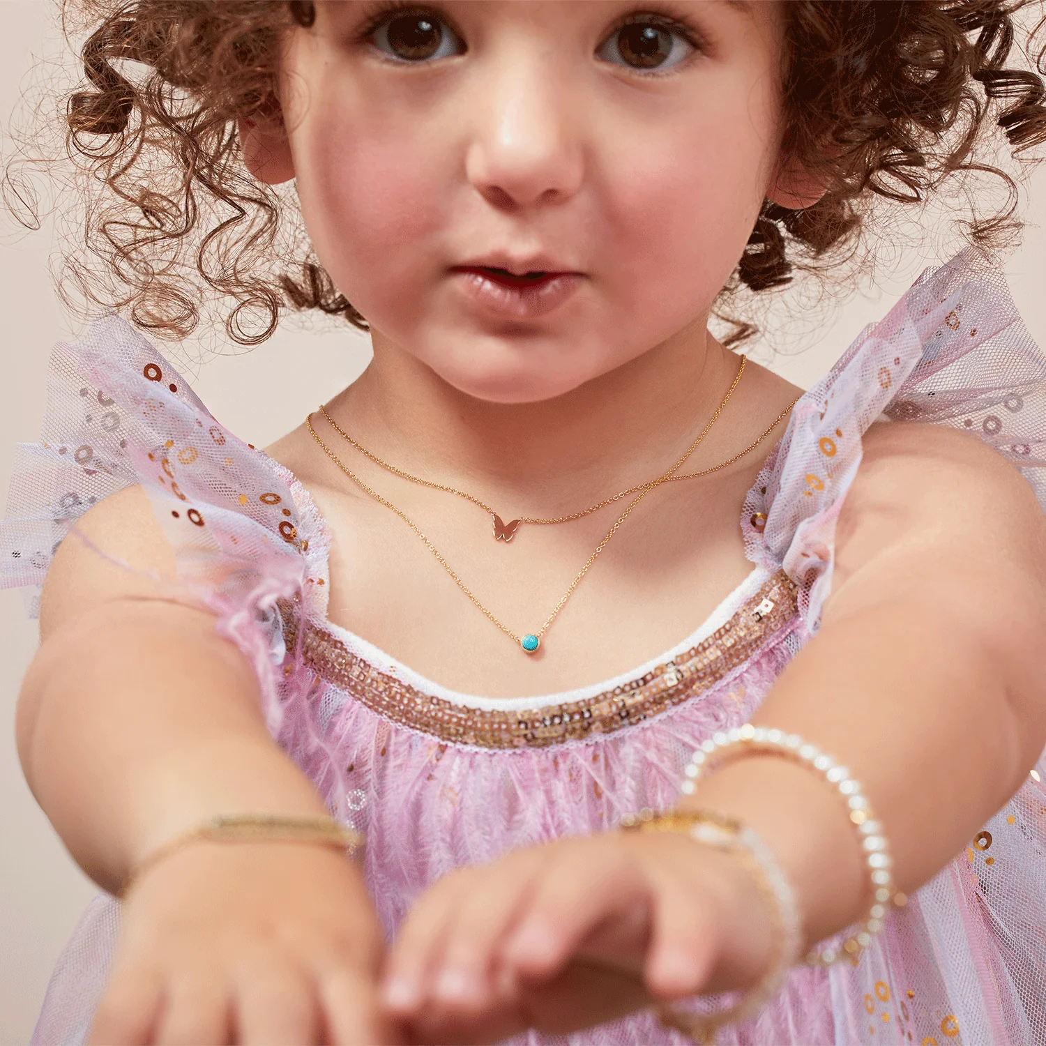 Kids Butterfly Necklace - Image 4