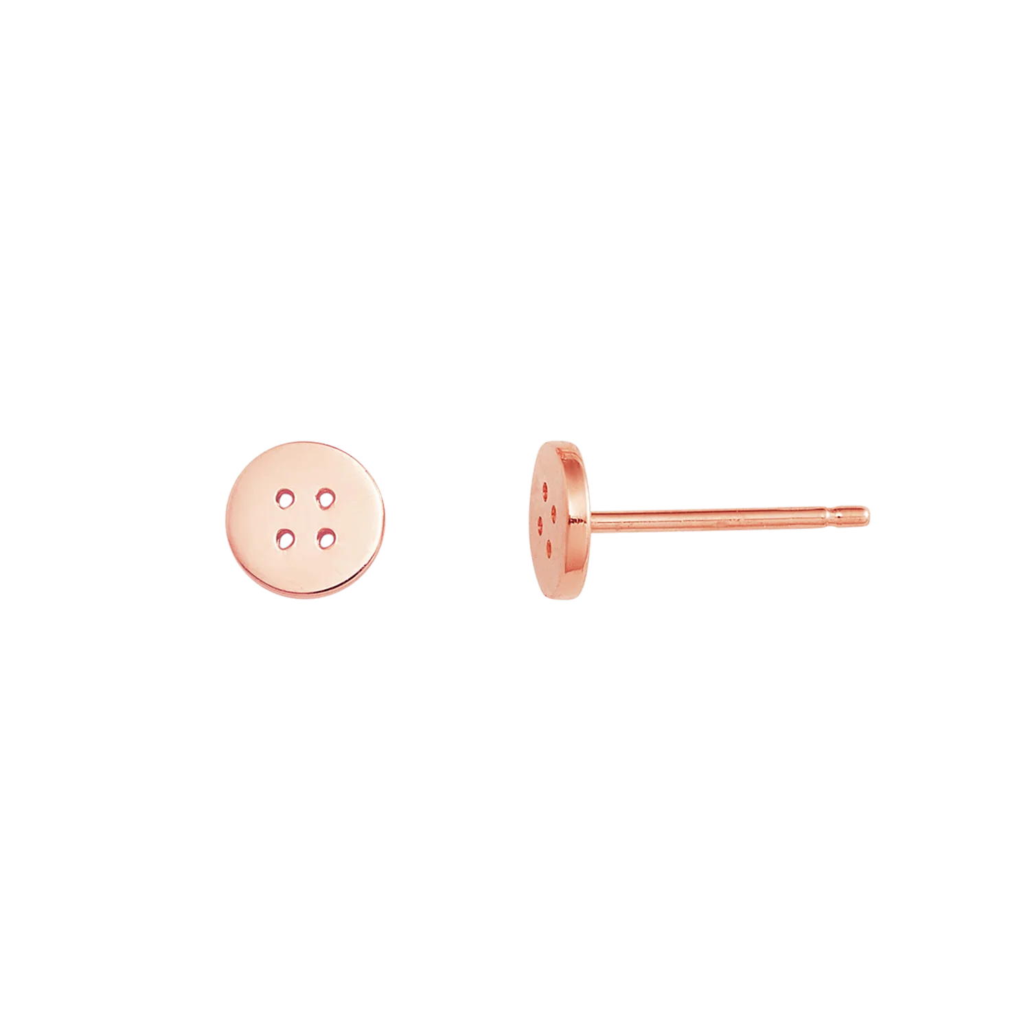 Kids Button Stud Earrings - Image 3