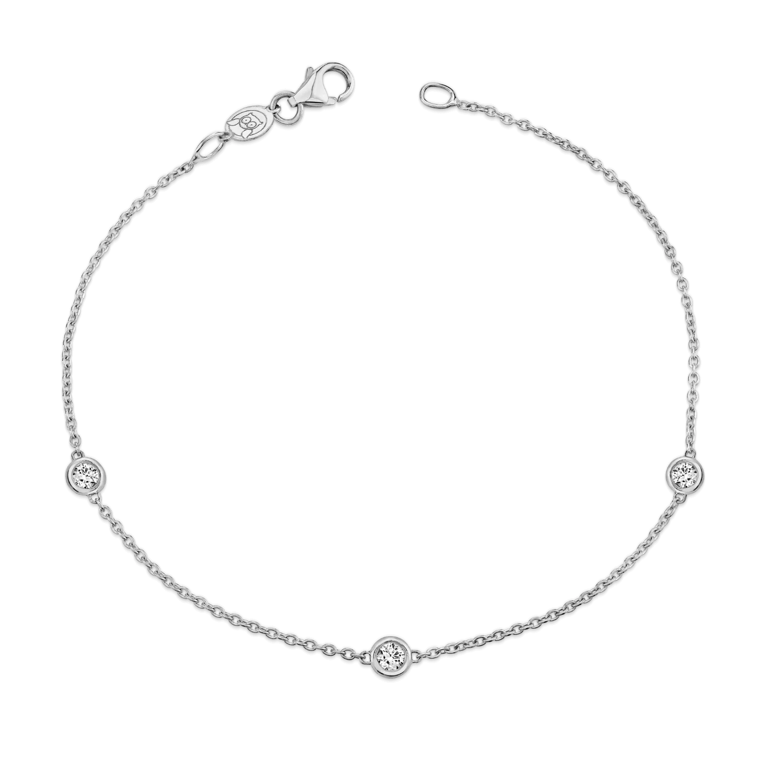 Kids Diamond Strand Bracelet - Image 2