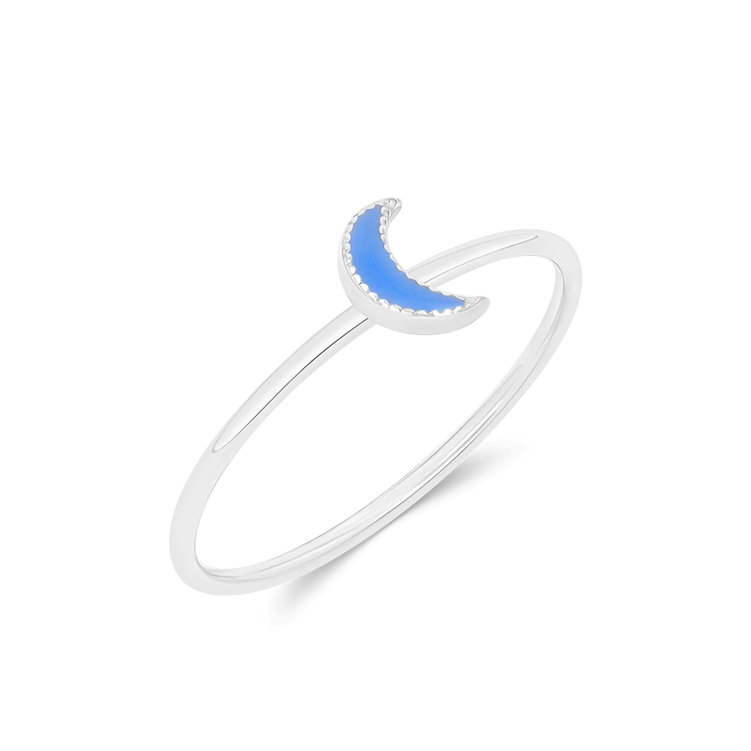Kids Enamel Moon Ring - Image 2