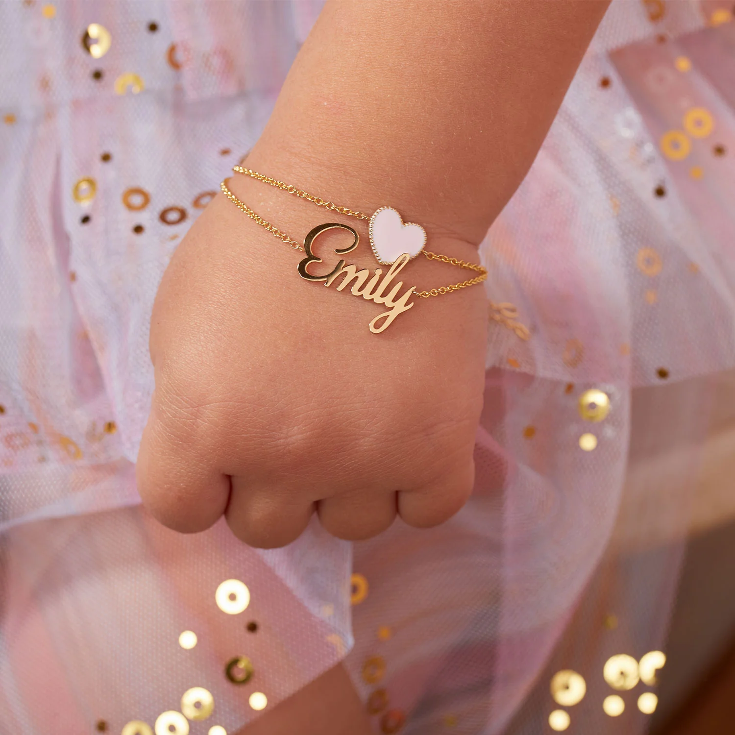 Kids Heart Enamel Bracelet - Image 6