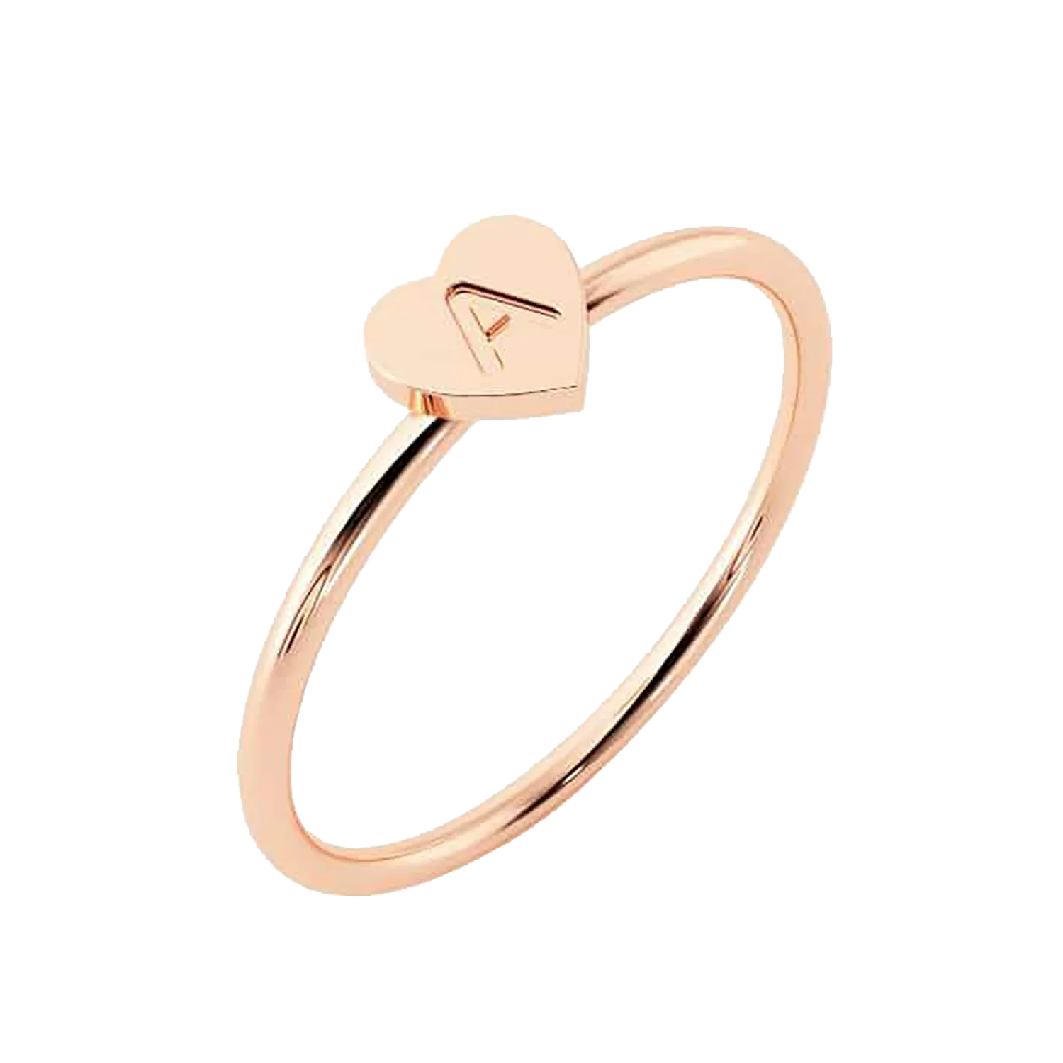 Kids Initial Heart Ring - Image 3