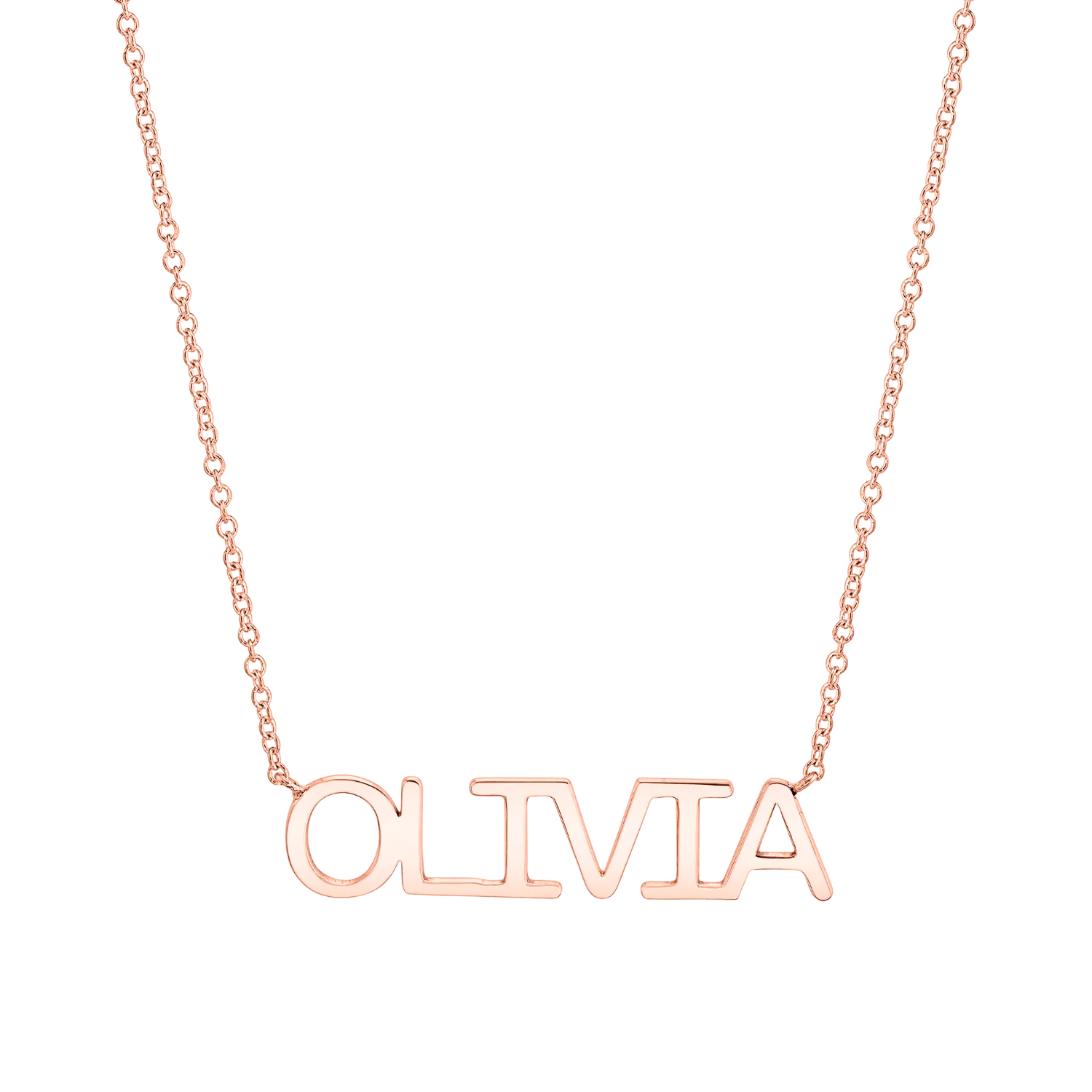 Kids Linear Name Necklace - Image 3