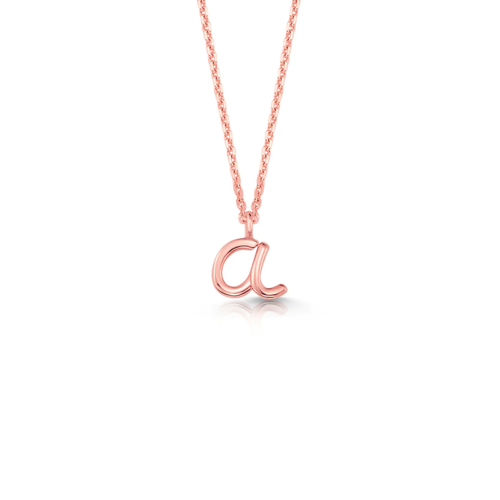 Kids Mini Letter Necklace - Image 45