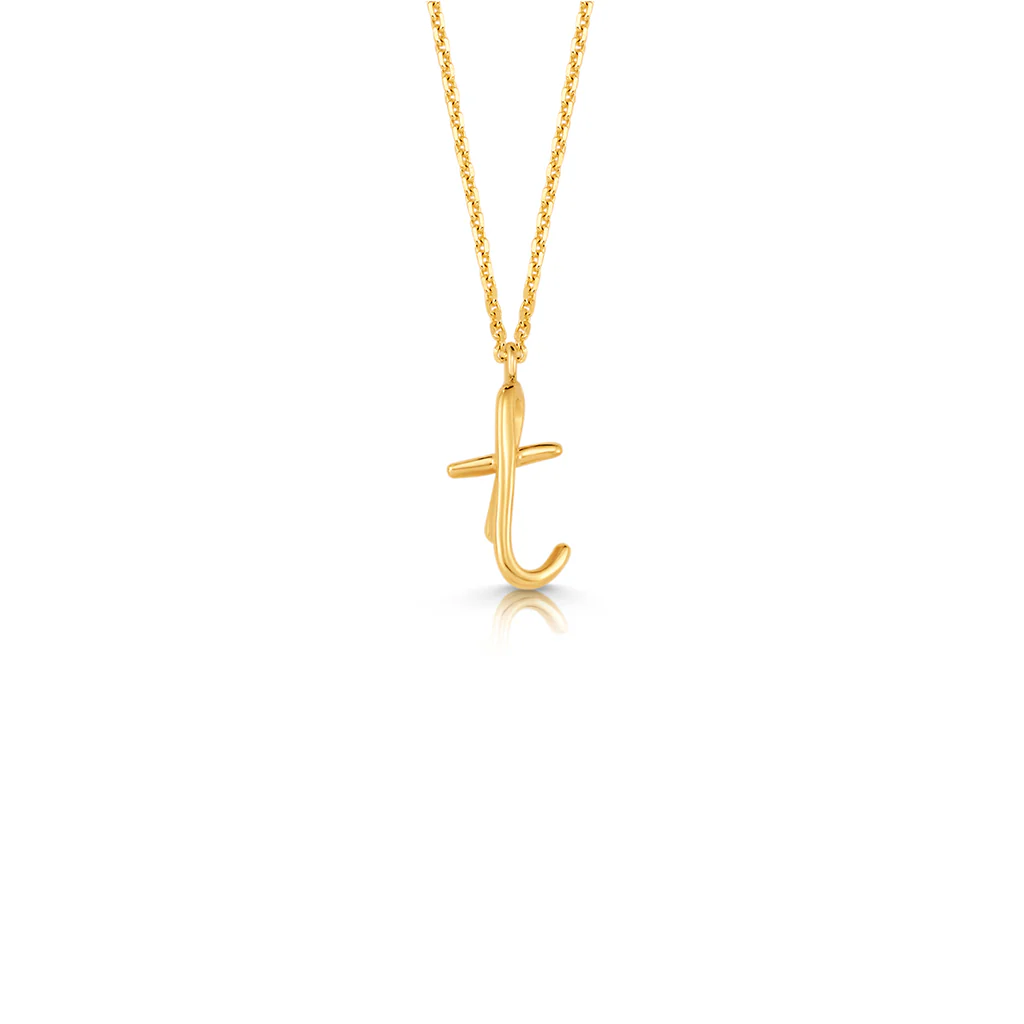 Kids Mini Letter Necklace - Image 61