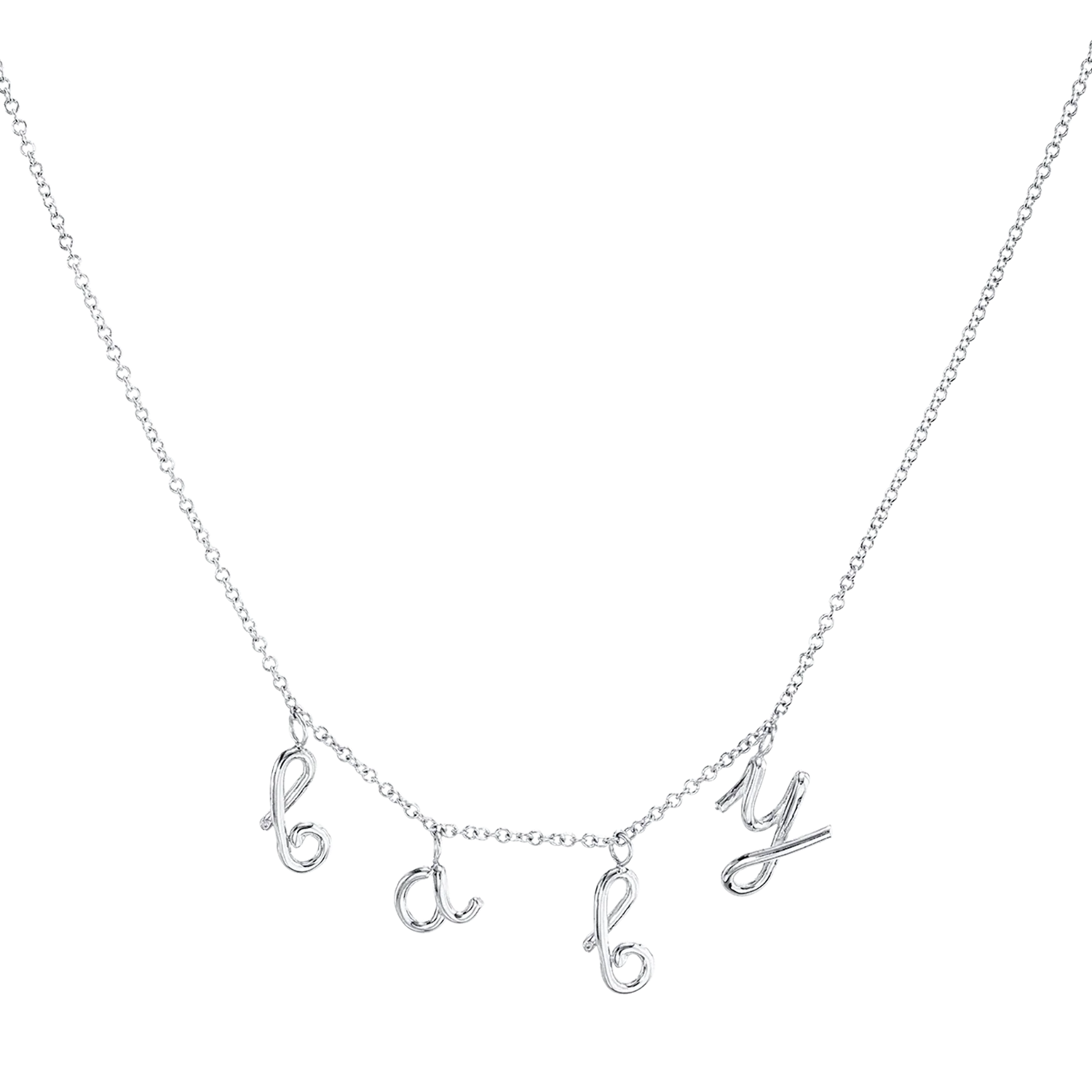 Kids Mini Letter Baby Necklace - Image 2