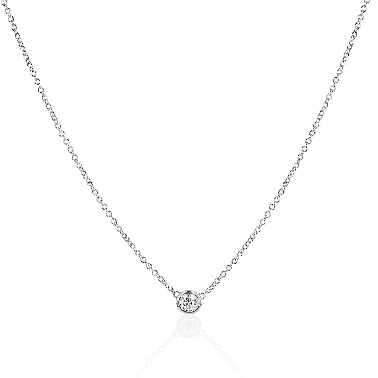 Kids Solitaire Diamond Necklace - Image 2