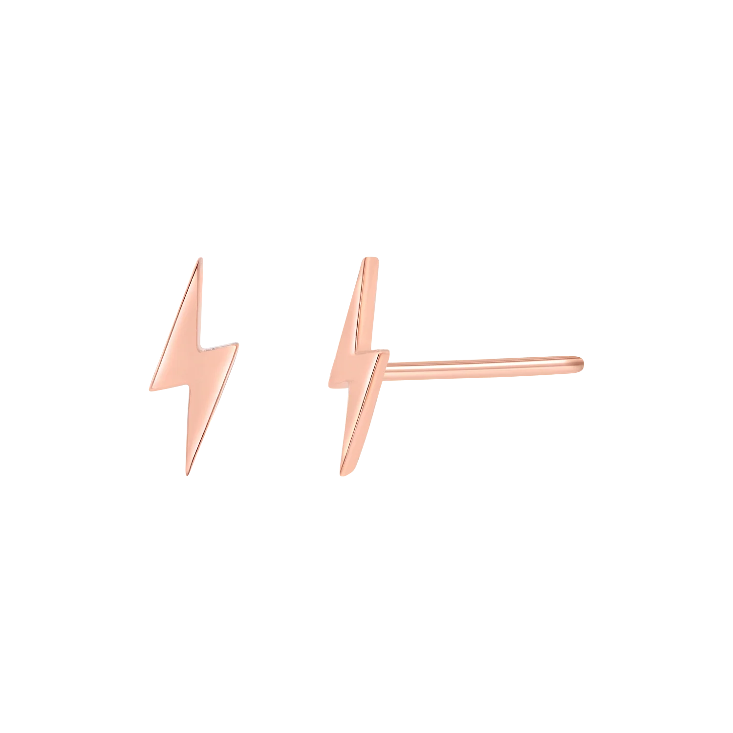 Lightning Bolt Stud Earrings - Image 3