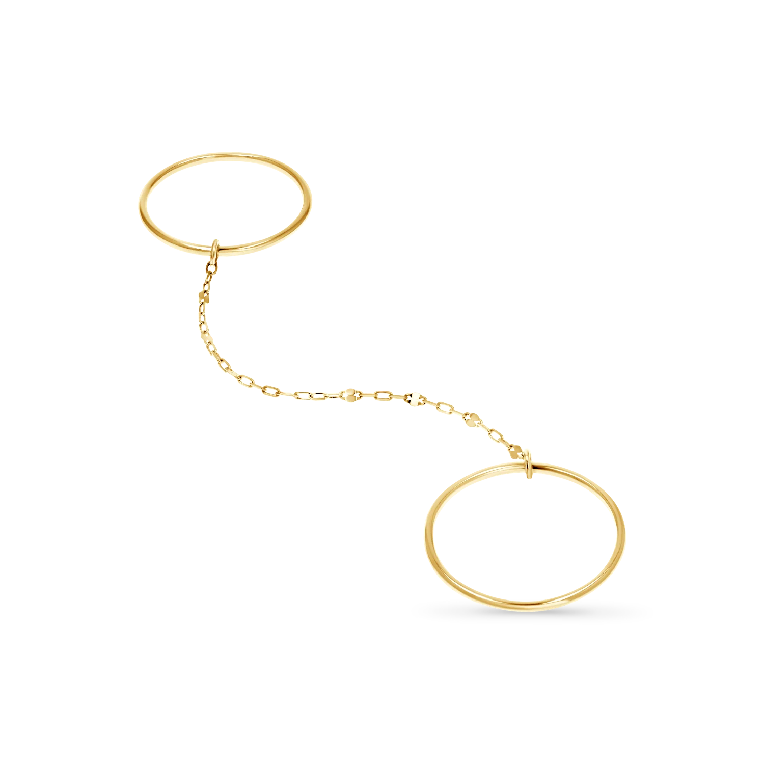 Linked Chain Double Ring - Image 2