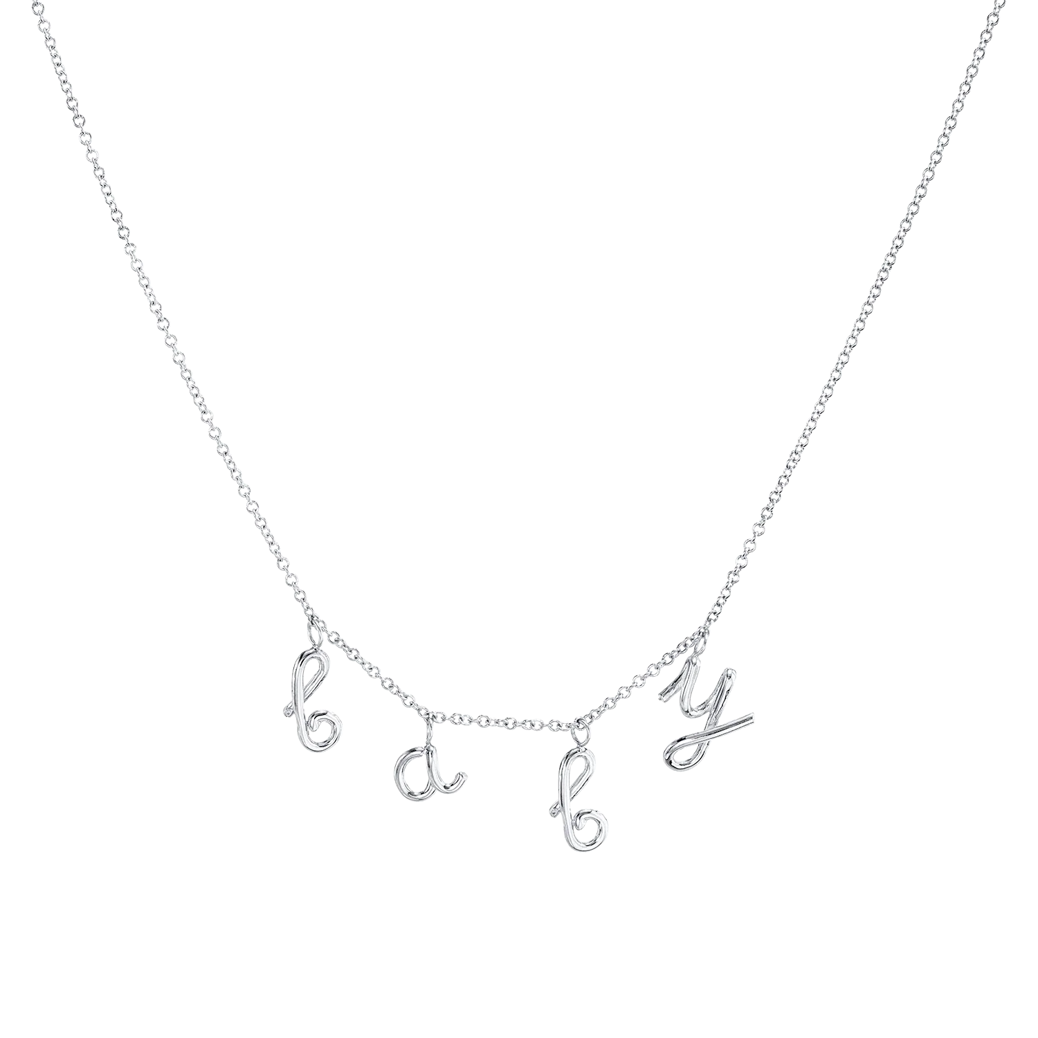 Mini Letter Baby Necklace - Image 2