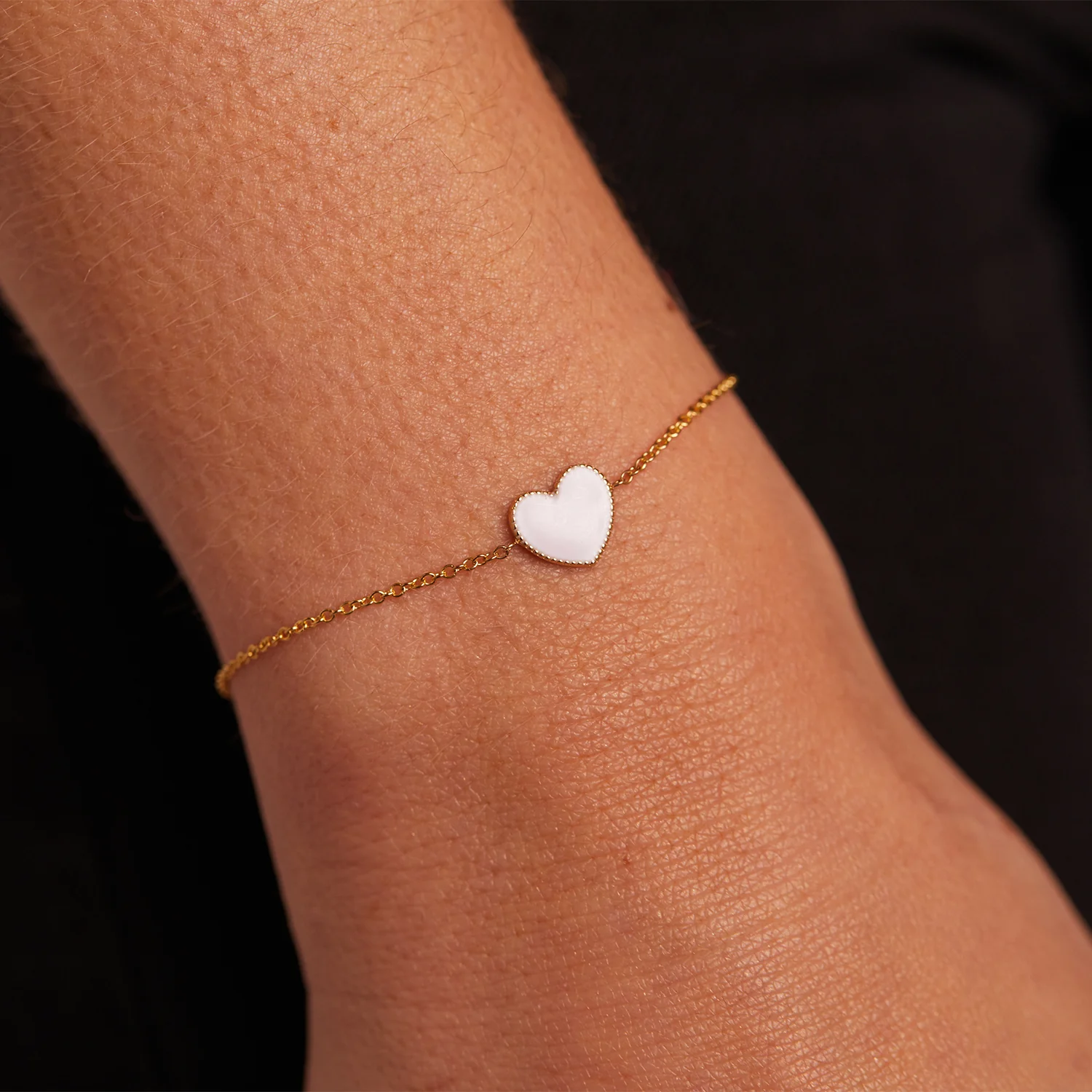 Enamel Heart Bracelet - Image 9
